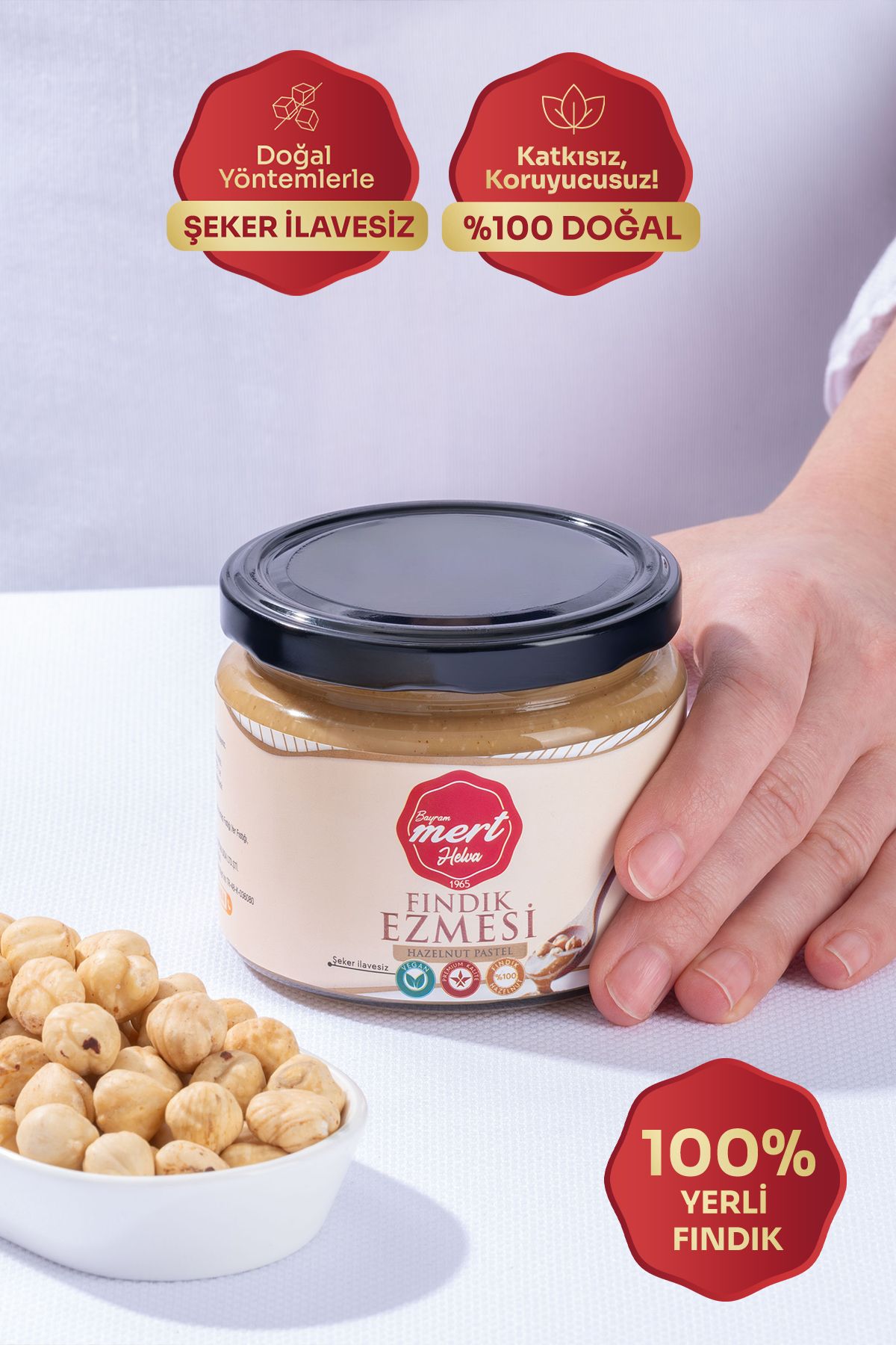BAYRAM MERT HELVA Fındık Ezmesi (300gr)