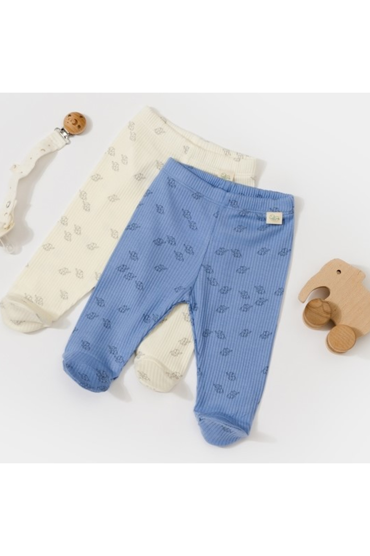 bazaar-turkey all you need-2-Piece Trousers Ecru-Lavender 11614 1