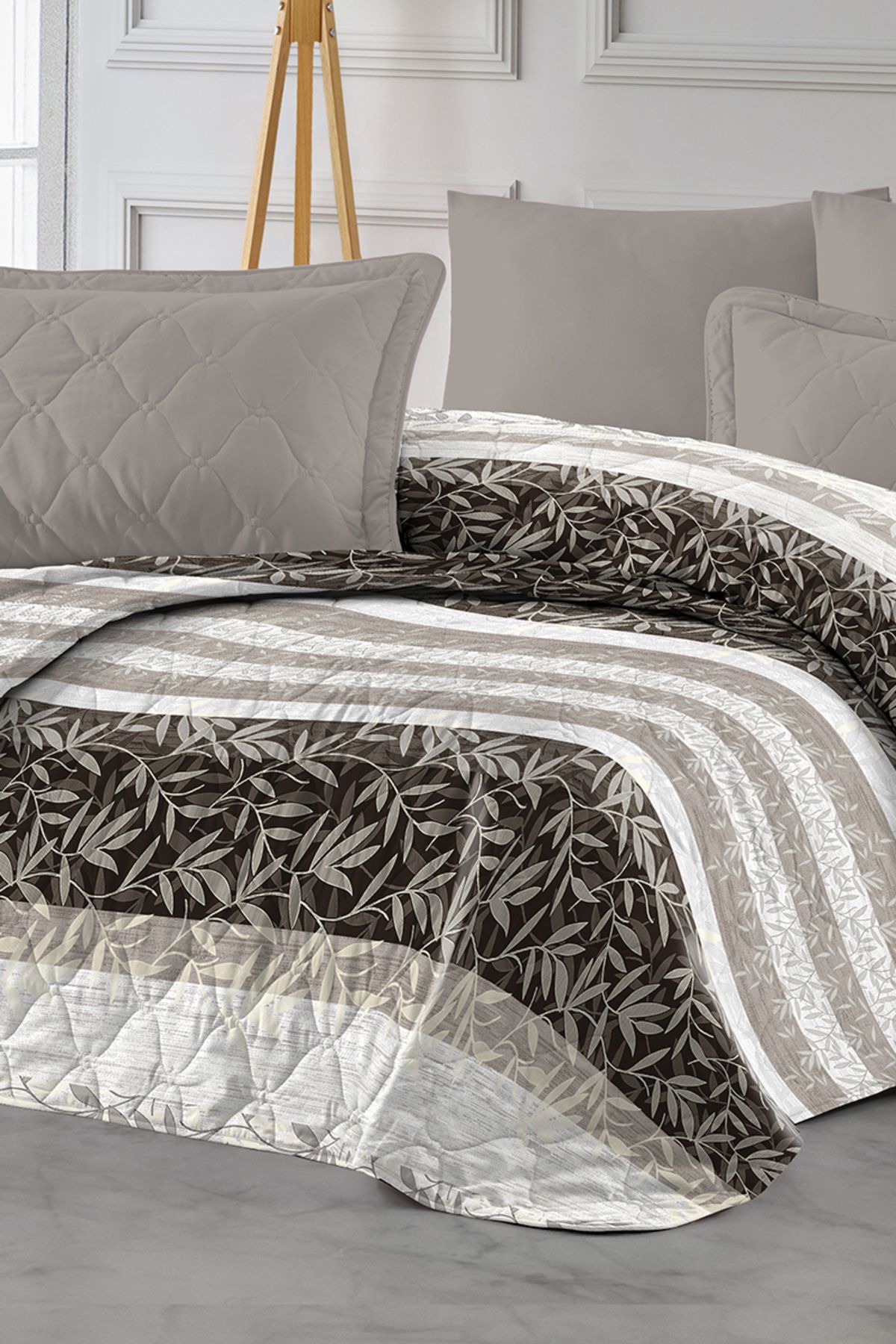 EVA-Single Quilted Patterned Multi-Purpose Bedspread and Sofa/Sofa Cover 155 X 230 cm 5