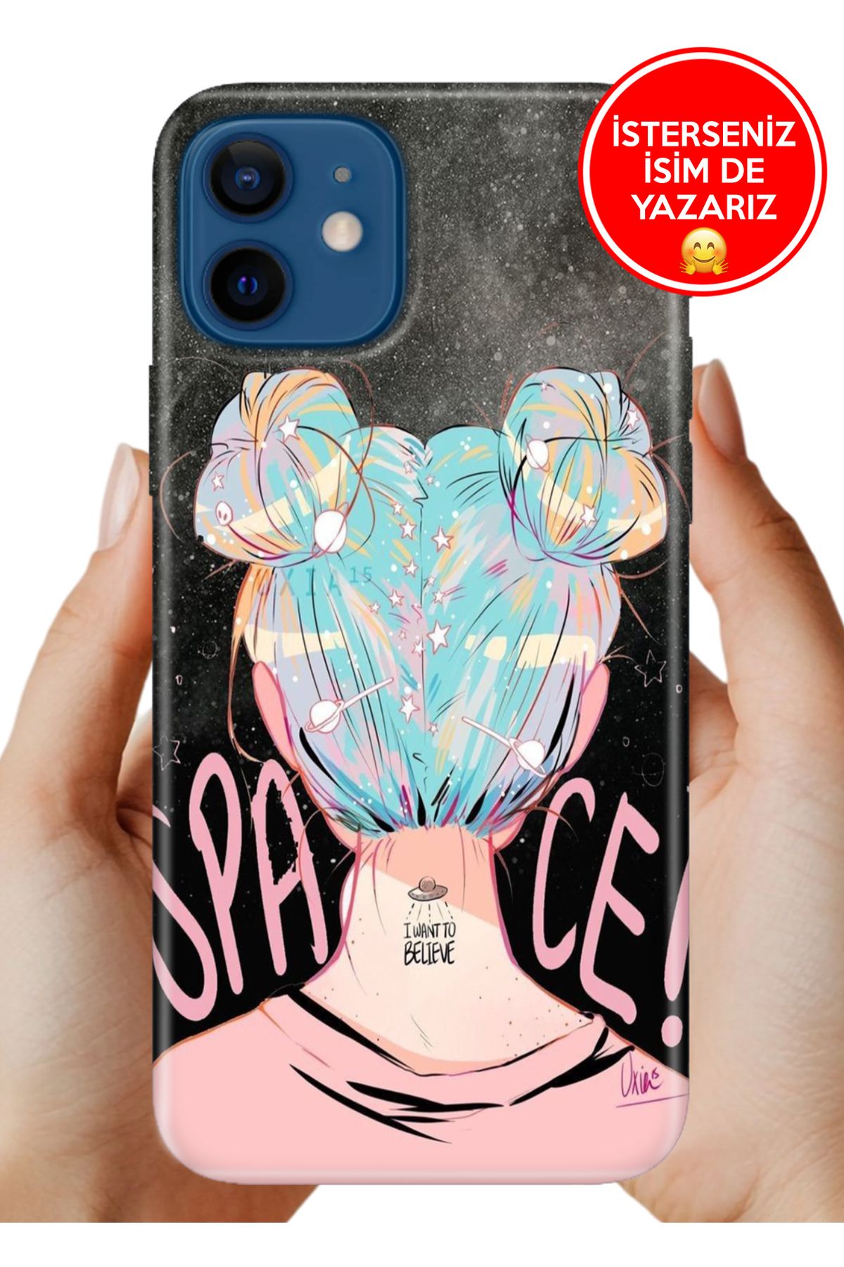 Cekuonline iPhone 12 Kılıf iP12 Tam Rubber Esnek Silikon Full Koruma Spaces