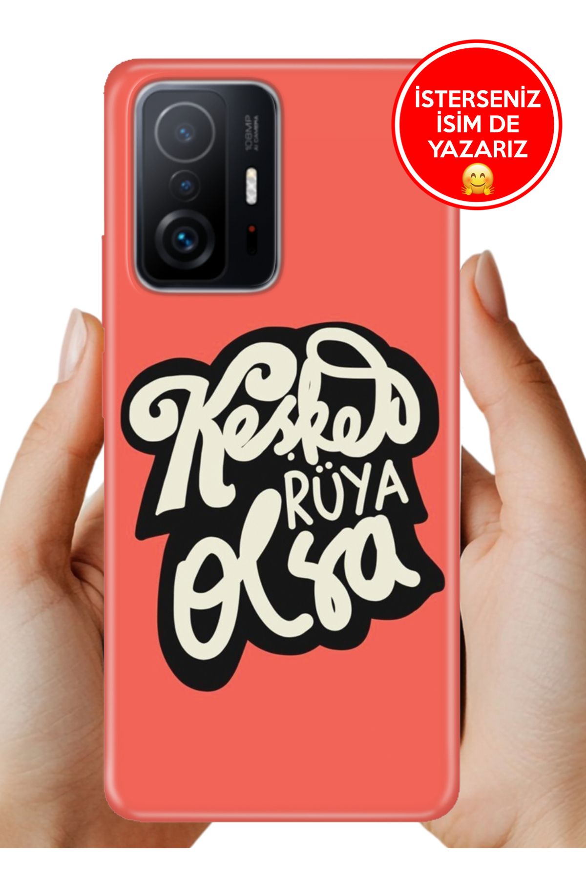 Cekuonline Xiaomi Mi 11T- 11T Pro Kılıf Baskılı Life Style Kapak Silikon Keşke Rüya Olsa