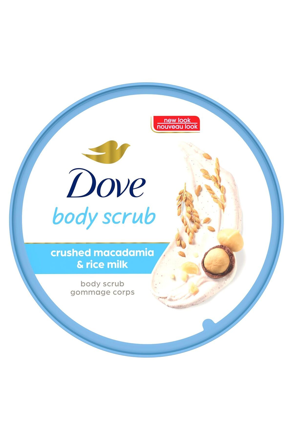 Dove-Scrub Macadamia & Rice Milk Reveals Visibly Smoother Skin Body Scrub That Nourishes Skin 298 gr 5