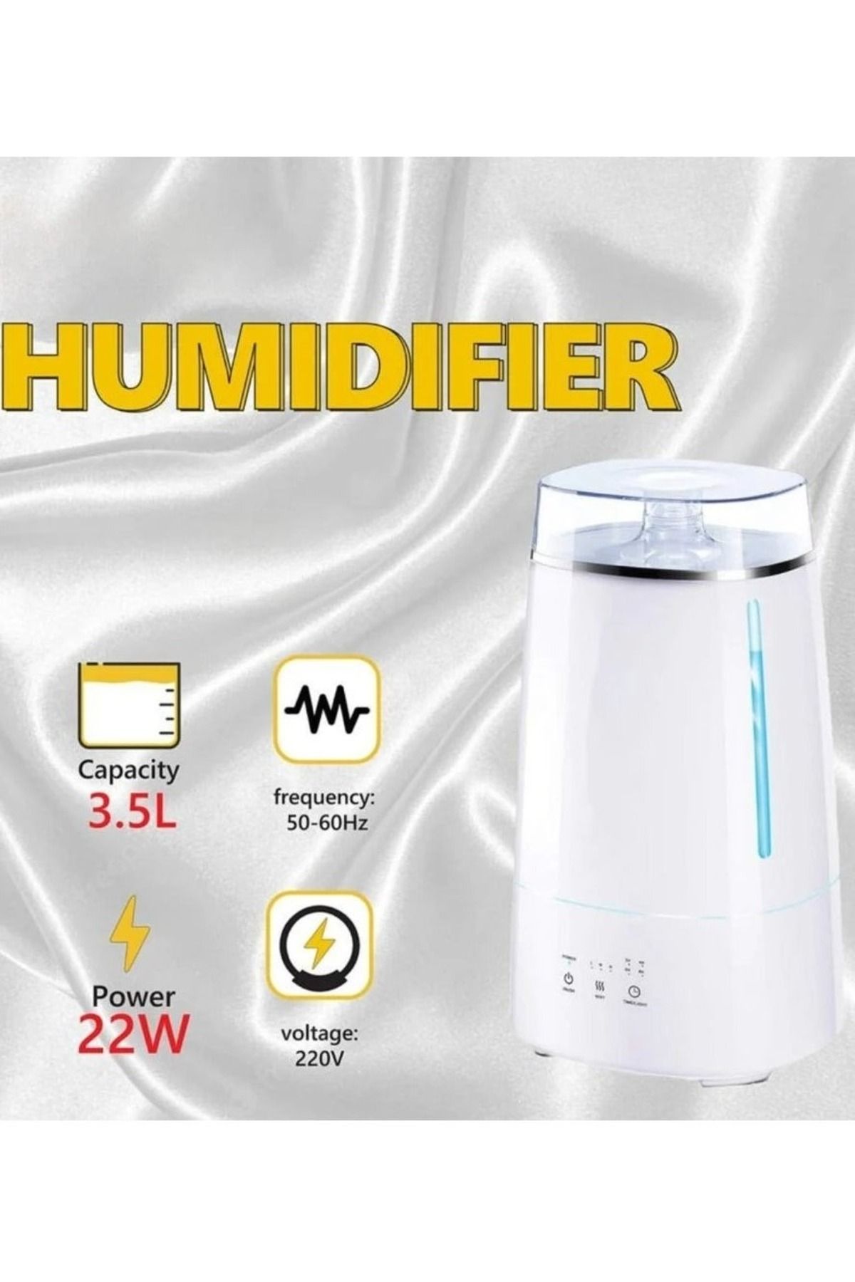 Denx-The air diffuser has a power of 22 watts and a capacity of 3.5 liters to humidify and purify the air 4
