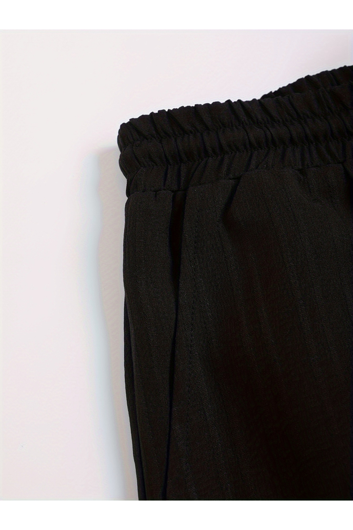 Take Two By Styli-Textured Short Sleeve Shirt and Shorts Co-Ords 4