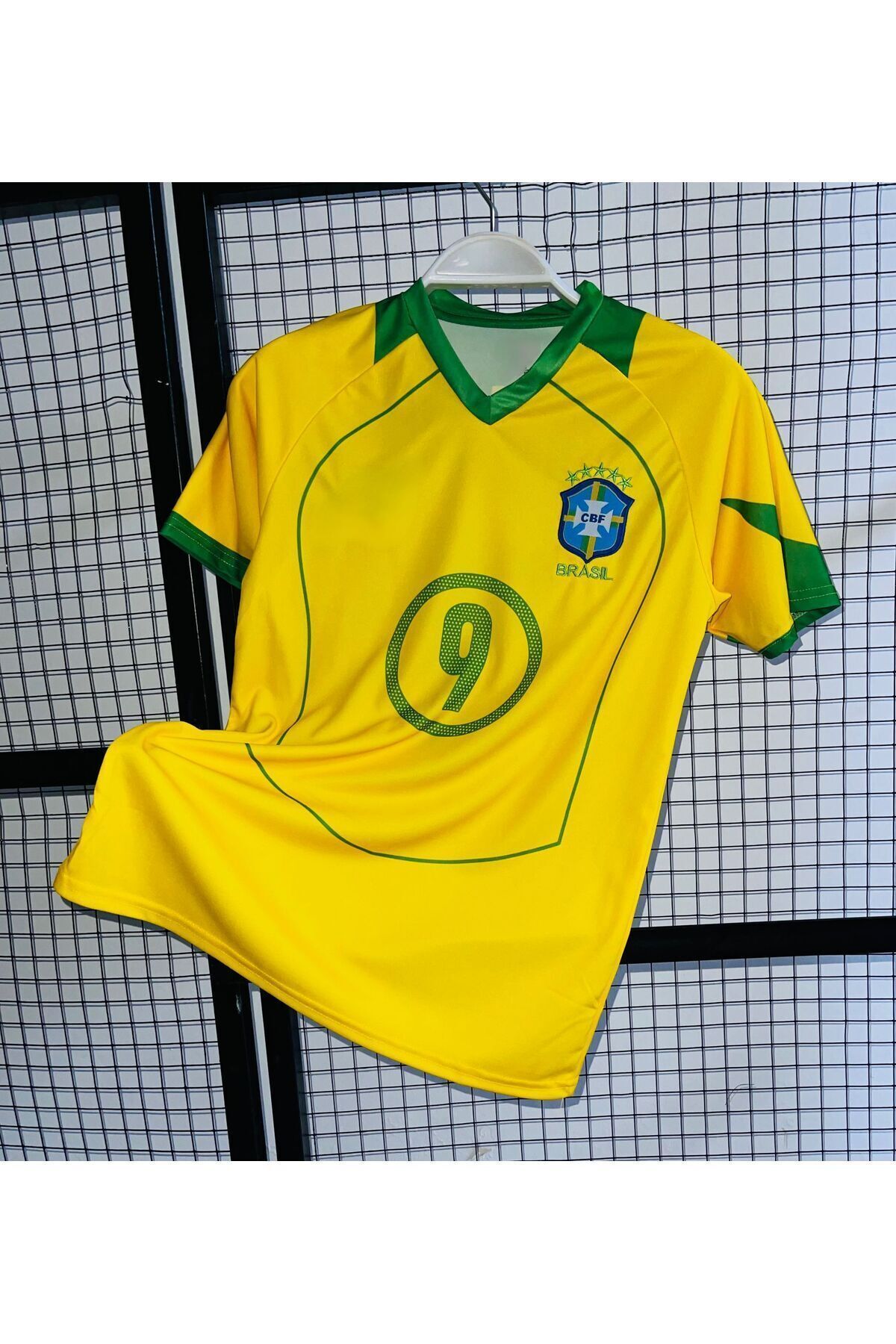 #BREZİLYA #RONALDO 2004/05 Nostalji Yetişkin Forma (SARI)