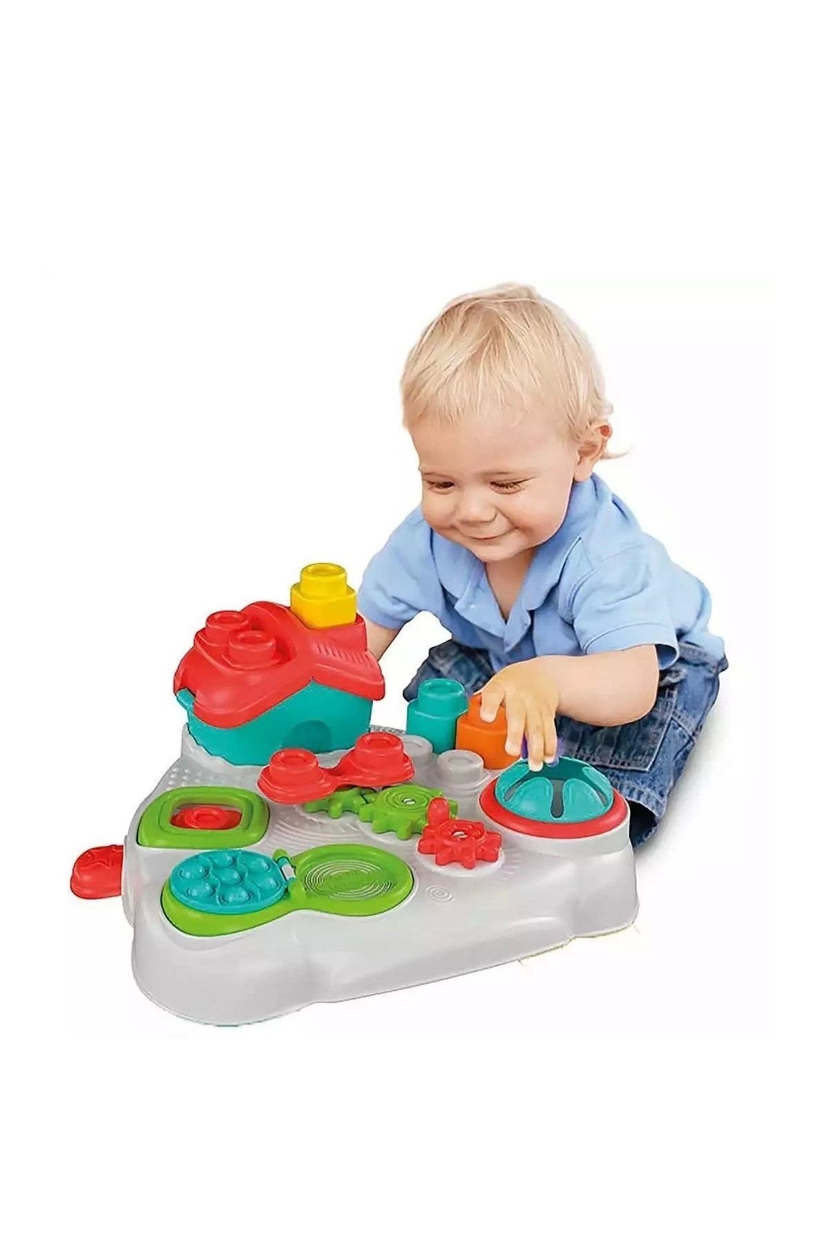 CLEMENTONI-17704 Soft Clemmy - Soft Block Sensory Activity Table - 10 Pieces 10-36 Months 5