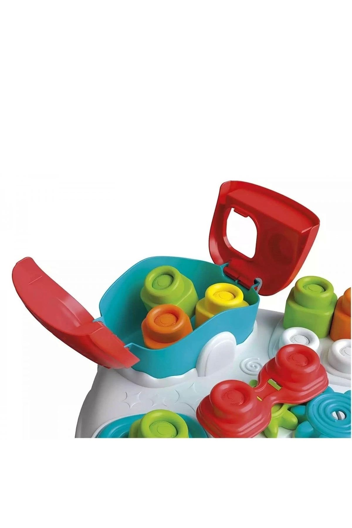 CLEMENTONI-17704 Soft Clemmy - Soft Block Sensory Activity Table - 10 Pieces 10-36 Months 4