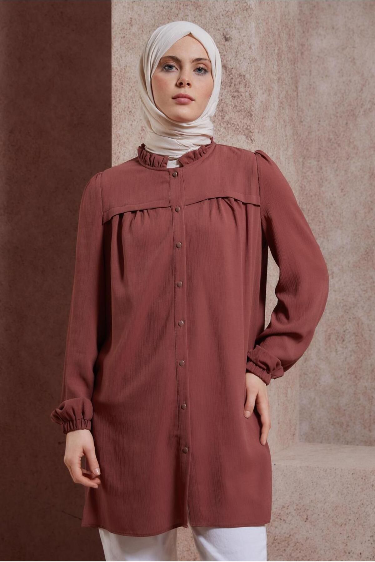 تونیک یقه ریبل 44488 Alvina