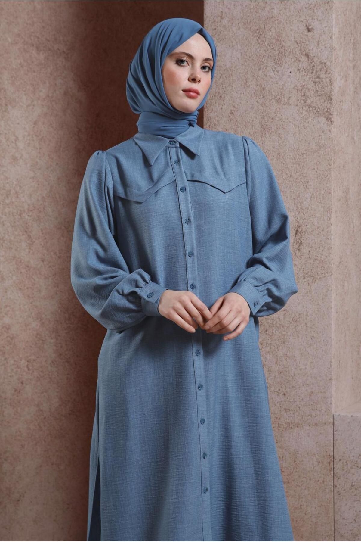 تونیک جزییات کمربند 44481 Alvina