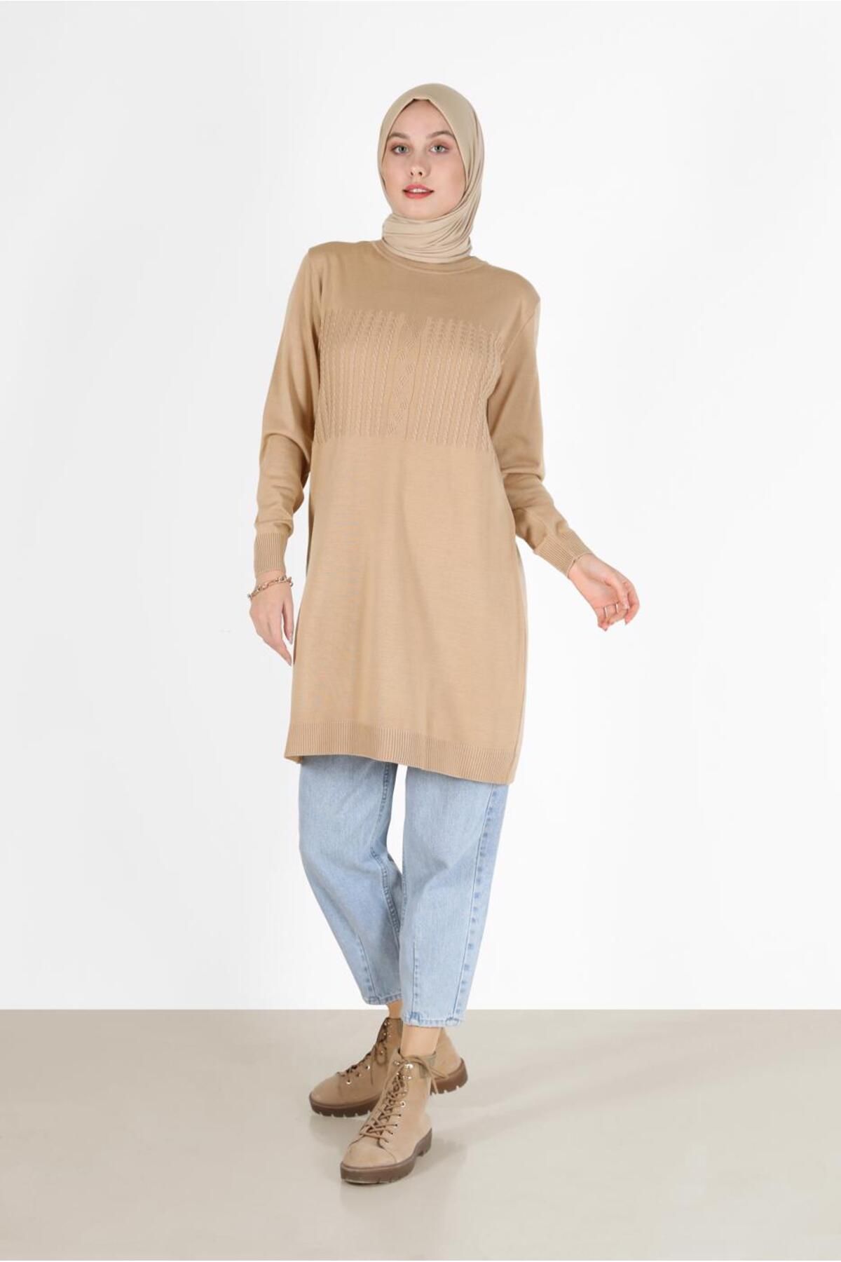تونیک بافتنی خود طرح 42007 Alvina