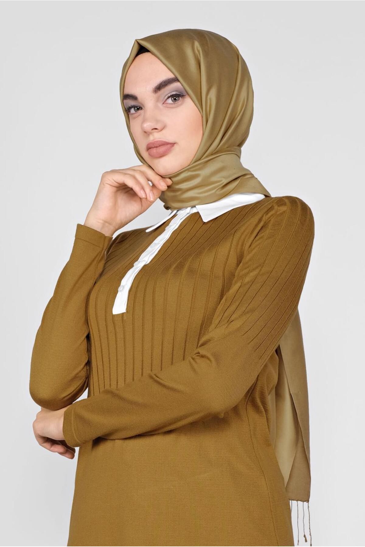 تونیک بافتنی یقه پیراهن 41016 Alvina