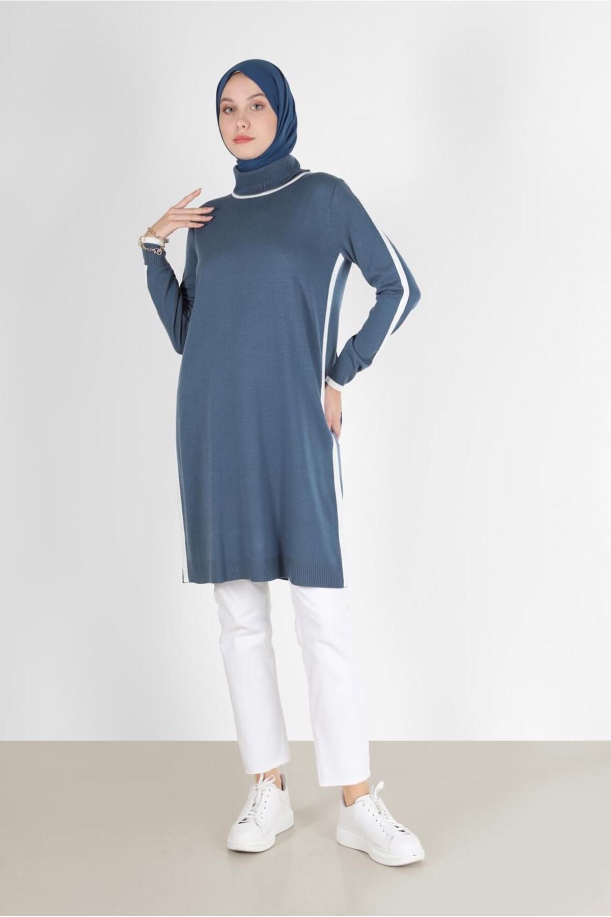 تونیک بافتنی نواری 42009 Alvina