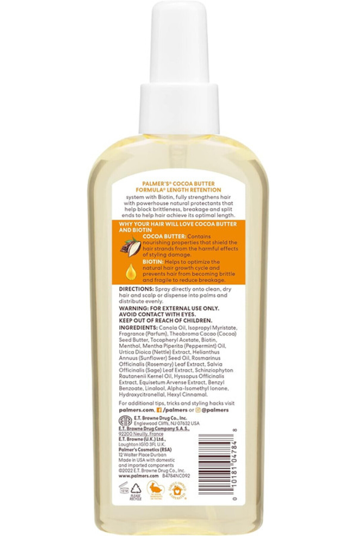PALMER'S-Palmers Cocoa Butter Formula Biotin Hair & Scalp Oil-150ml 2