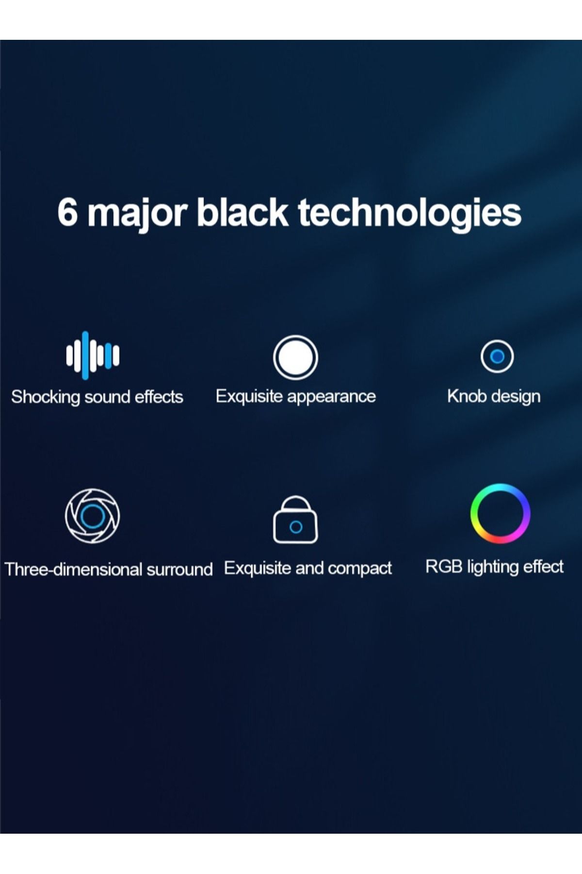 FlashHawk-RGB Desktop USB PC Speaker,Wired Stereo Sound Speaker for Computer Notebook 7