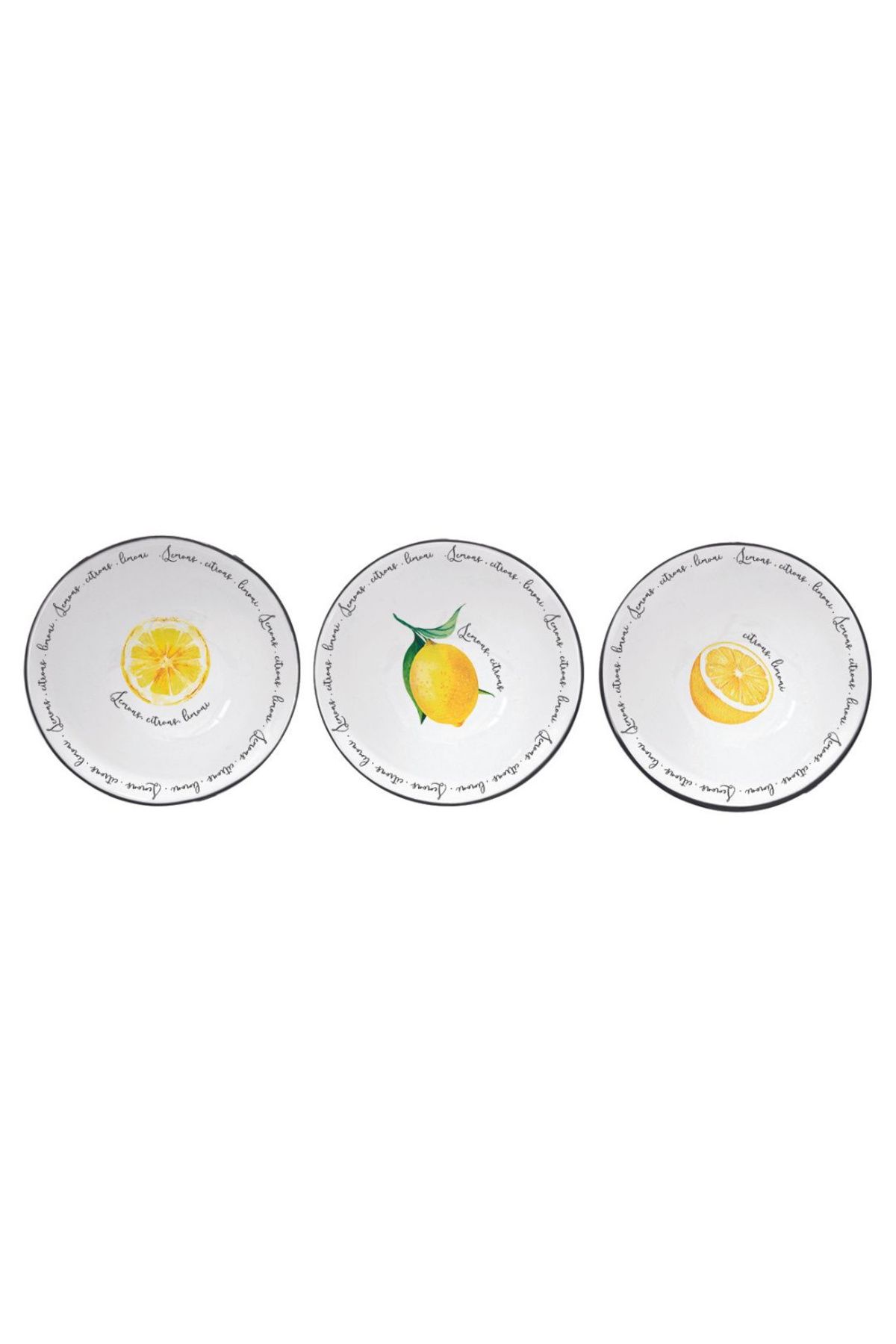 DR EASY LİFE-Set of 3 porcelain bowls 10cm Amalfi 1
