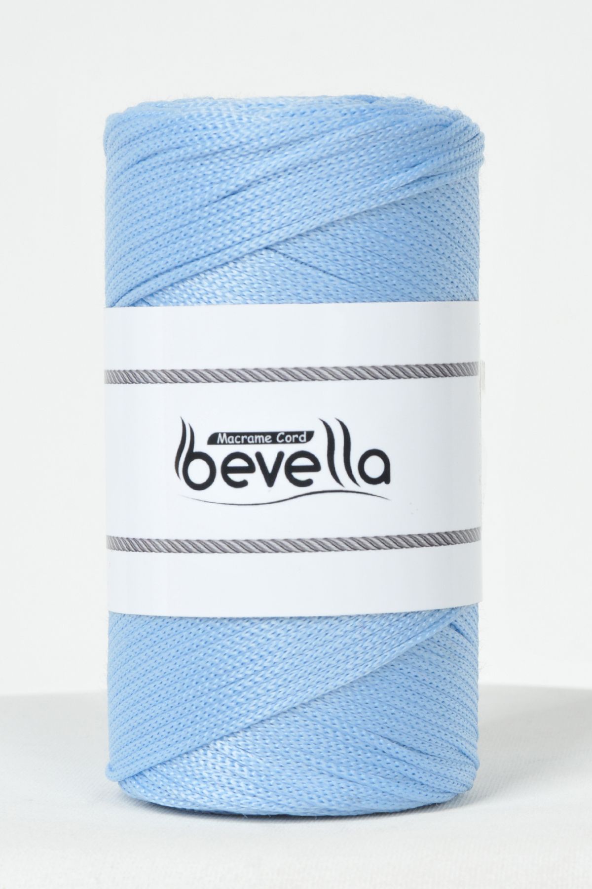 Bevella Macrame Cord-Blue Macrame Polyester String - 2 mm 200 gr IP Supla και νήμα τσάντας 2