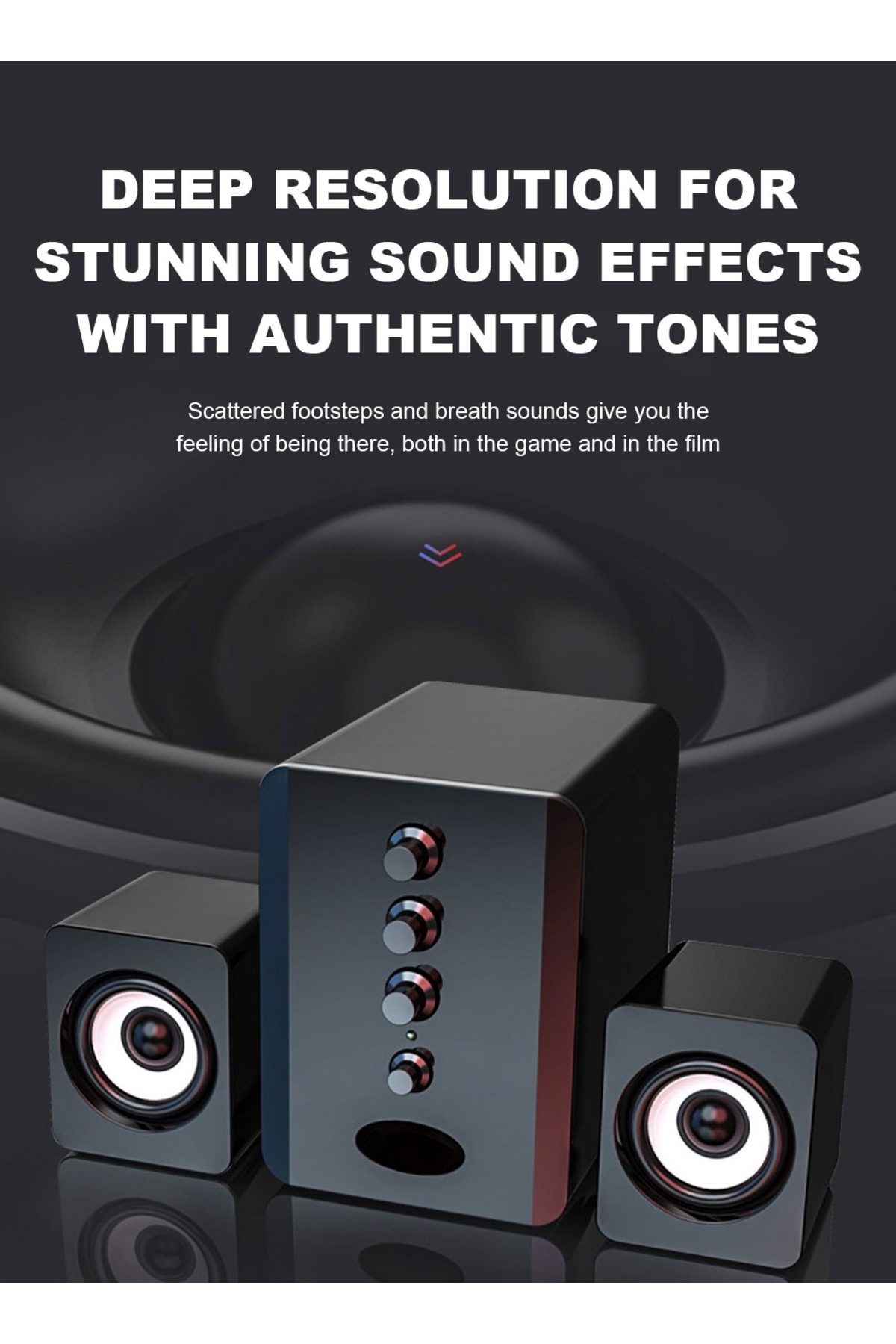 SADA-Multimedia Speaker System with Subwoofer, Full Range Audio, Strong Bass 7
