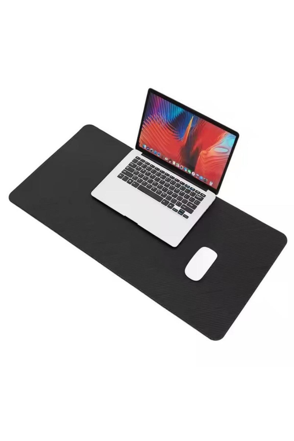 Generic-Large Multi-function Business Double-sided Computer Desk Pad Non-slip Leather Mouse Pad 60×30cm 3