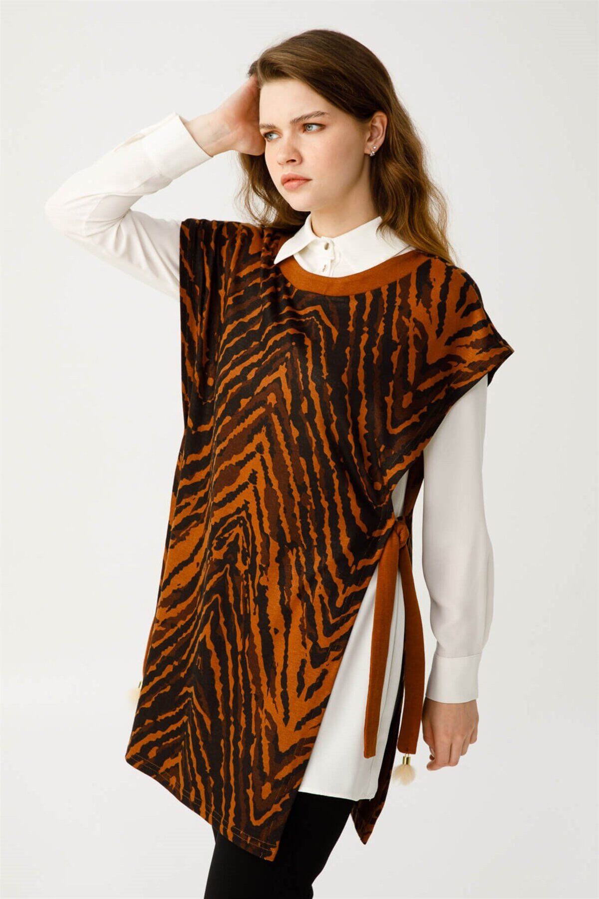 Esswaap-Tree Bark Printed Inside and Outside Set Tan 2