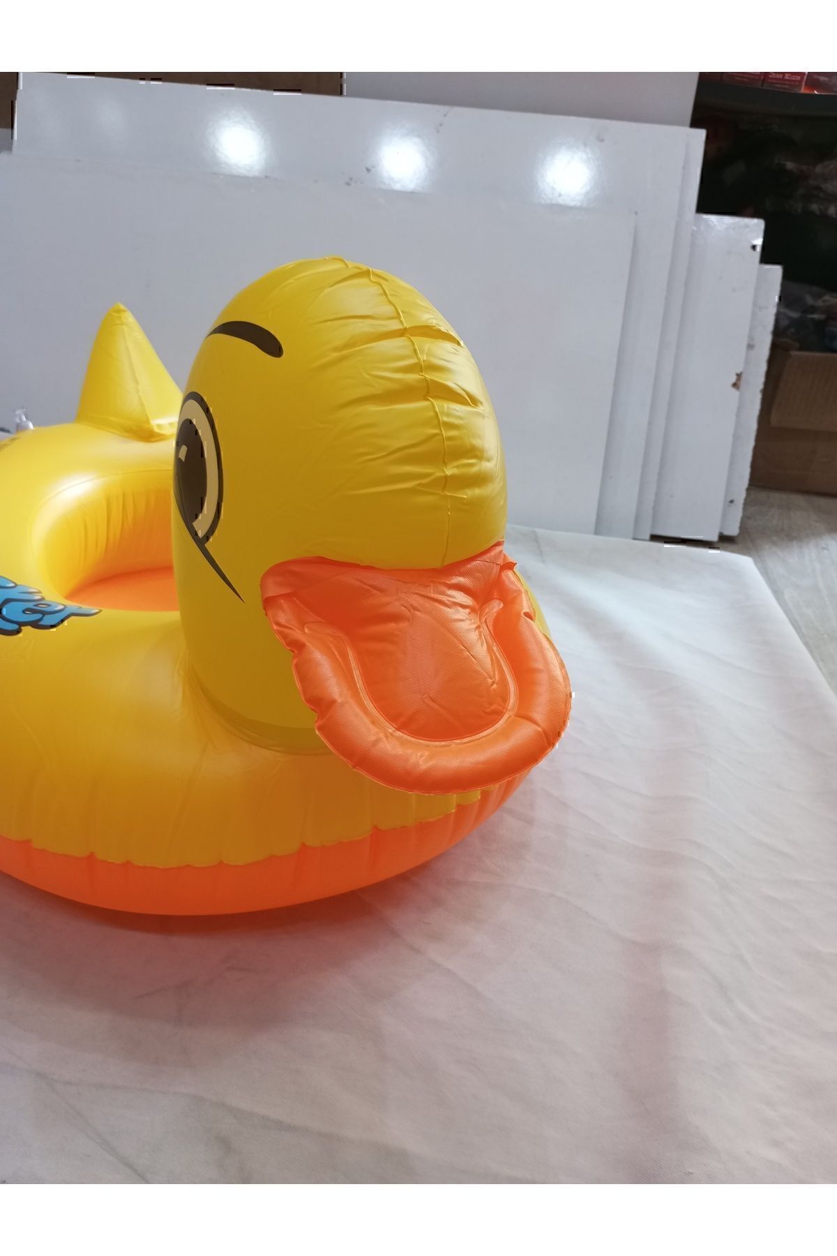Mhm Collections Baby Boat Şişme Ördek Çocuk Can Simidi.70x55 Cm