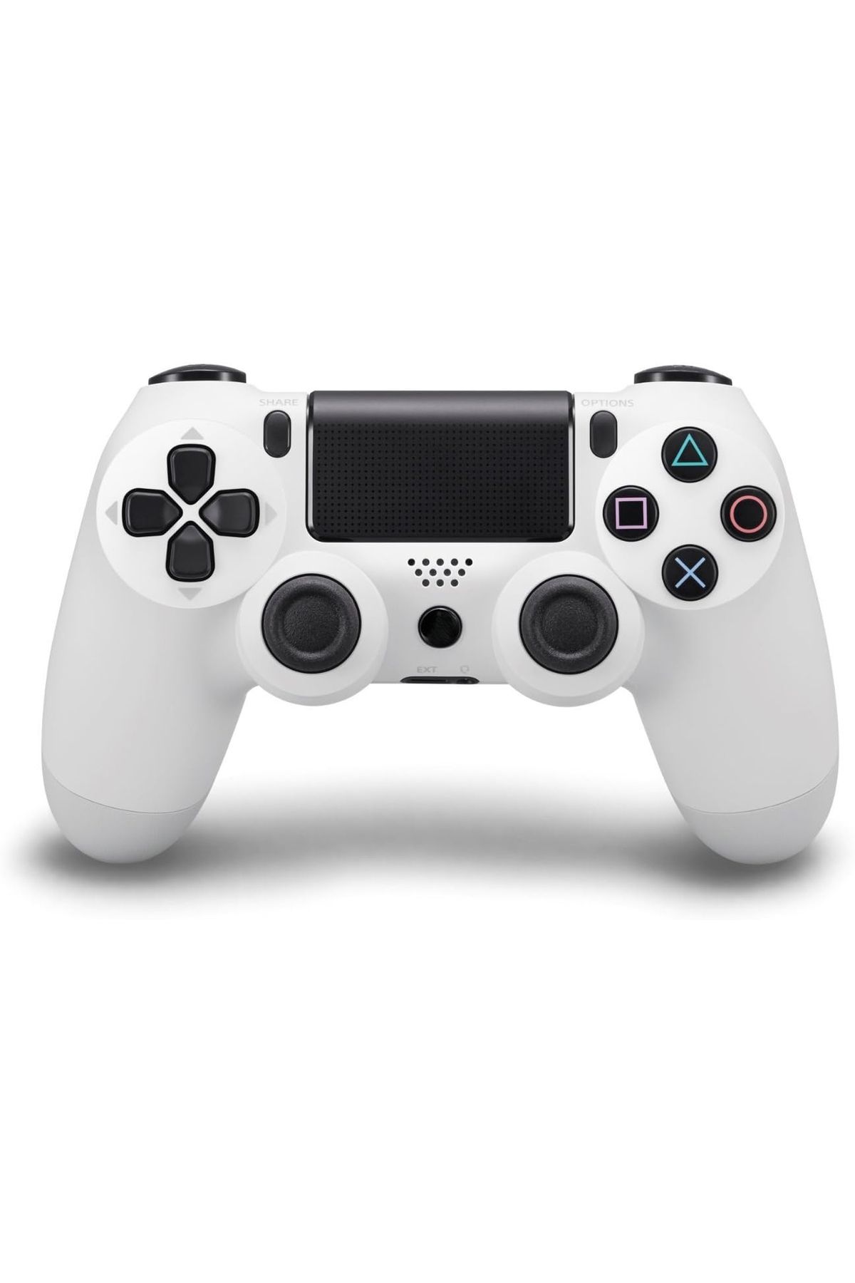 COOYA-Wireless Game Controller Compatible with Ps4,with LED indicator Light,Adjustable Weight,White 1