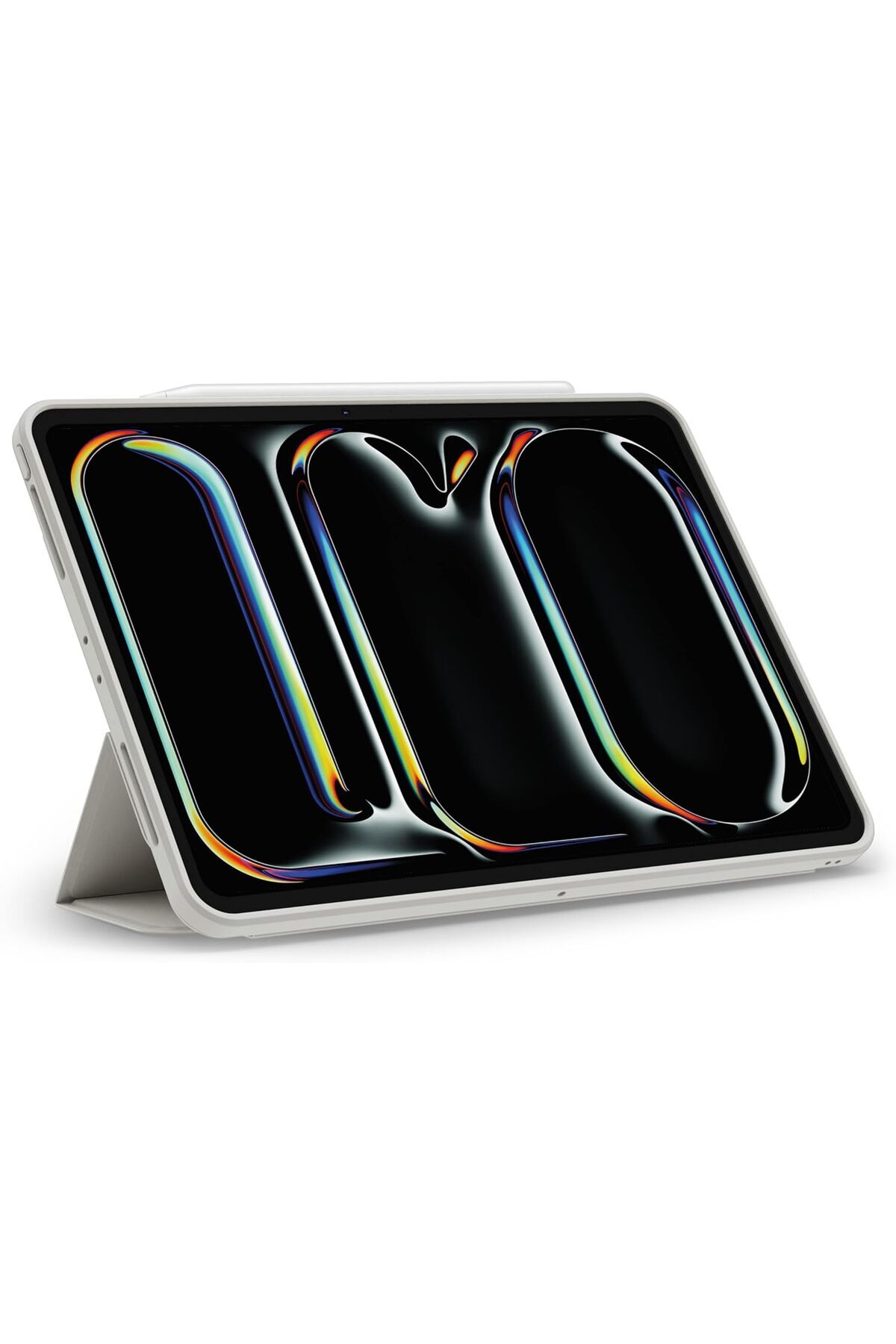 Spigen-Spigen Air Skin Pro OneTap for iPad Pro 13 inch Case (2024) M4 Magnetic Folio Full Cover - Gray 3