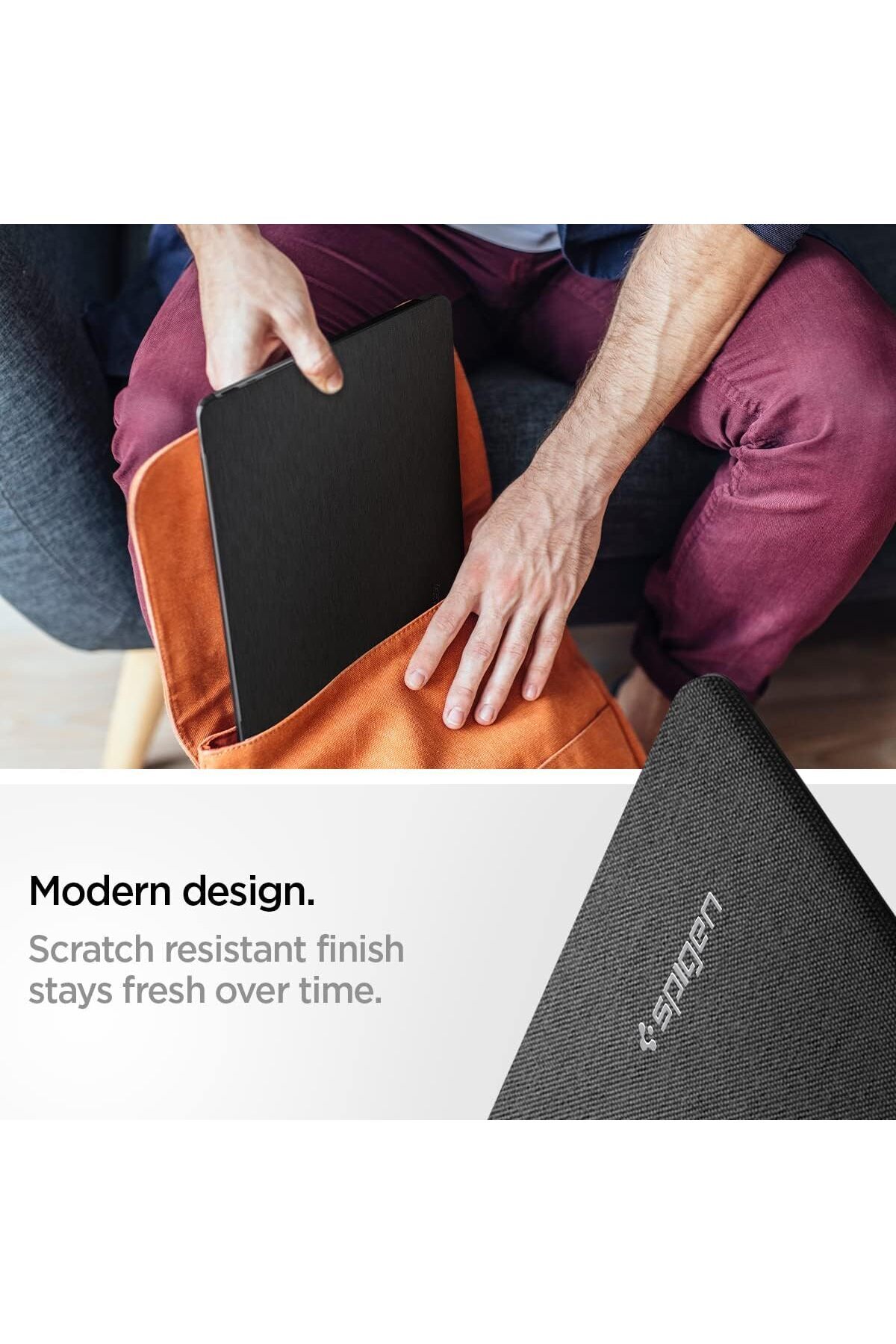 Spigen-Urban Fit for MacBook Pro 16 case M4 Pro / M4 Max M3/M2/M1 Pro/Max Cover - Black 6