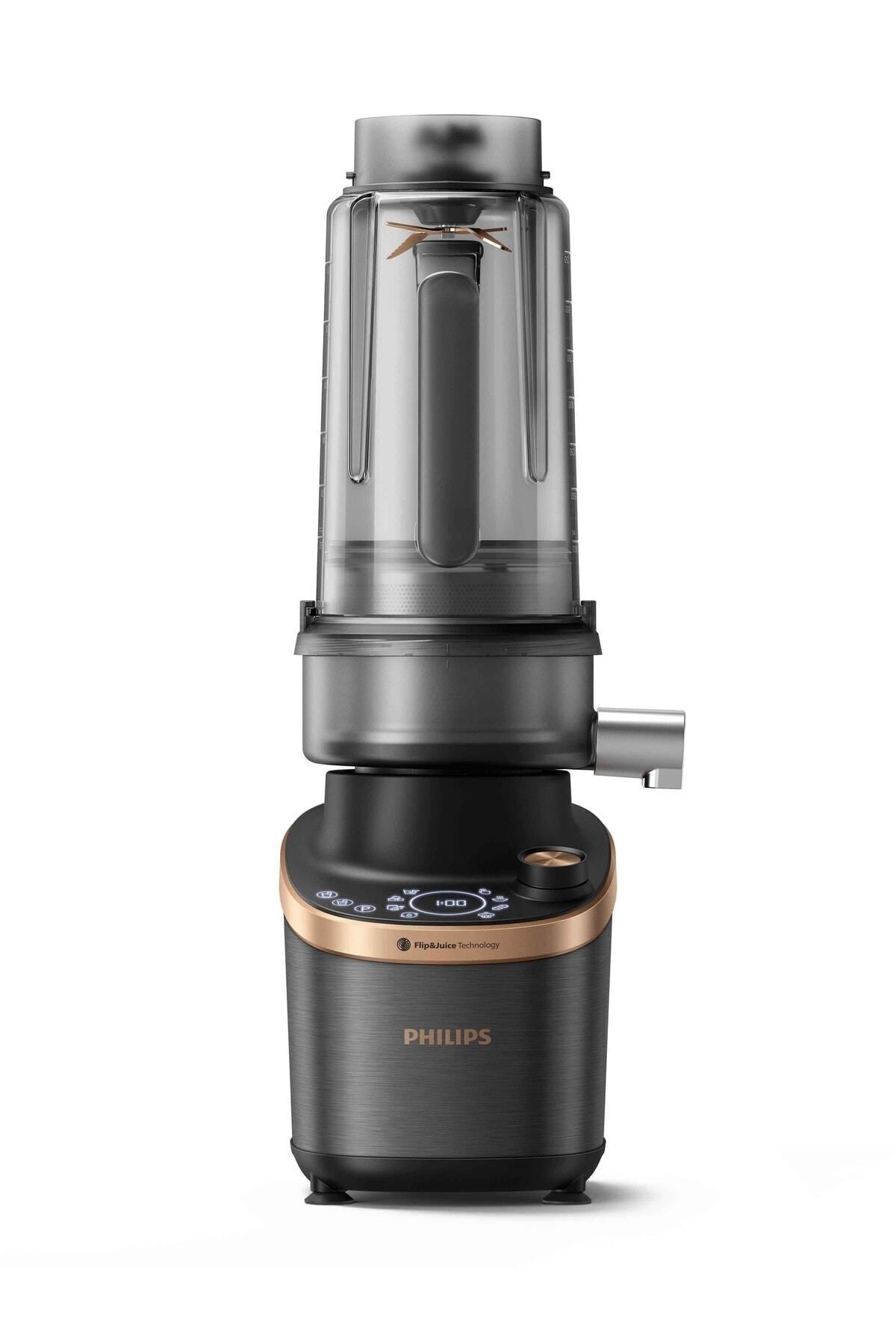 Philips Flip and Juice Katı Meyve Özellikli Blender, ProBlend Ultra Teknolojisi, HomeID Uygul...