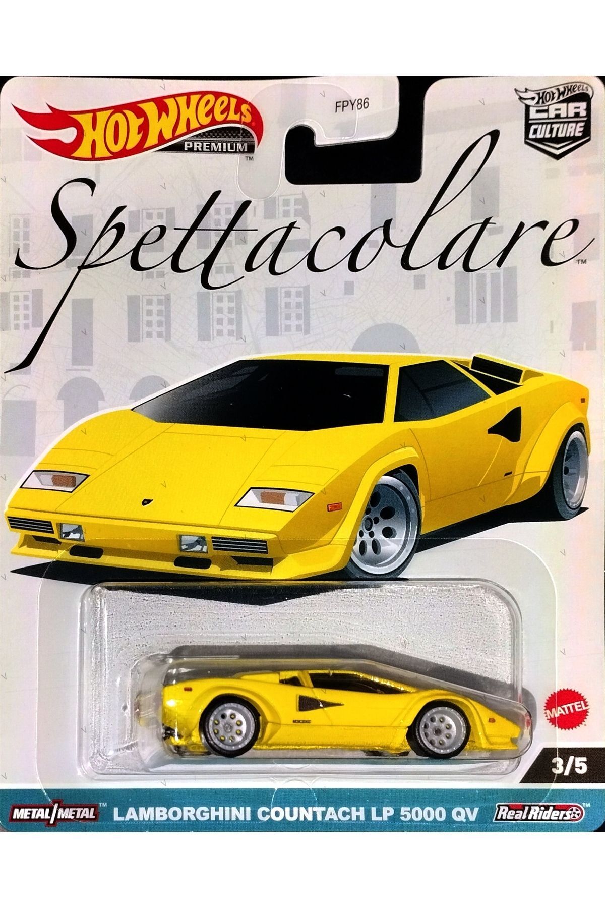 HOT WHEELS Premium Car Culture Spettacolare Lamborghini Countach
