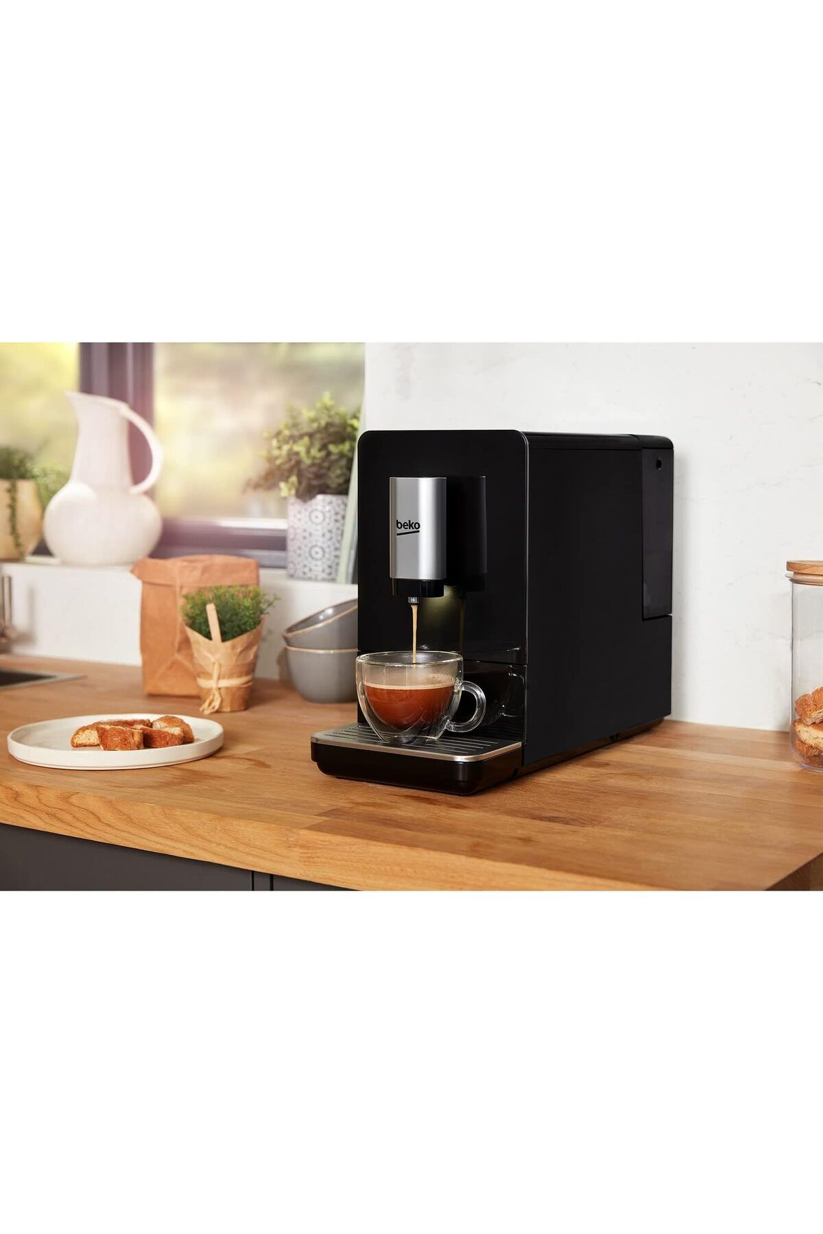 Beko-Espresso Coffee Machine - Bean to Cup Espresso, One touch LCD, 19 bar 3