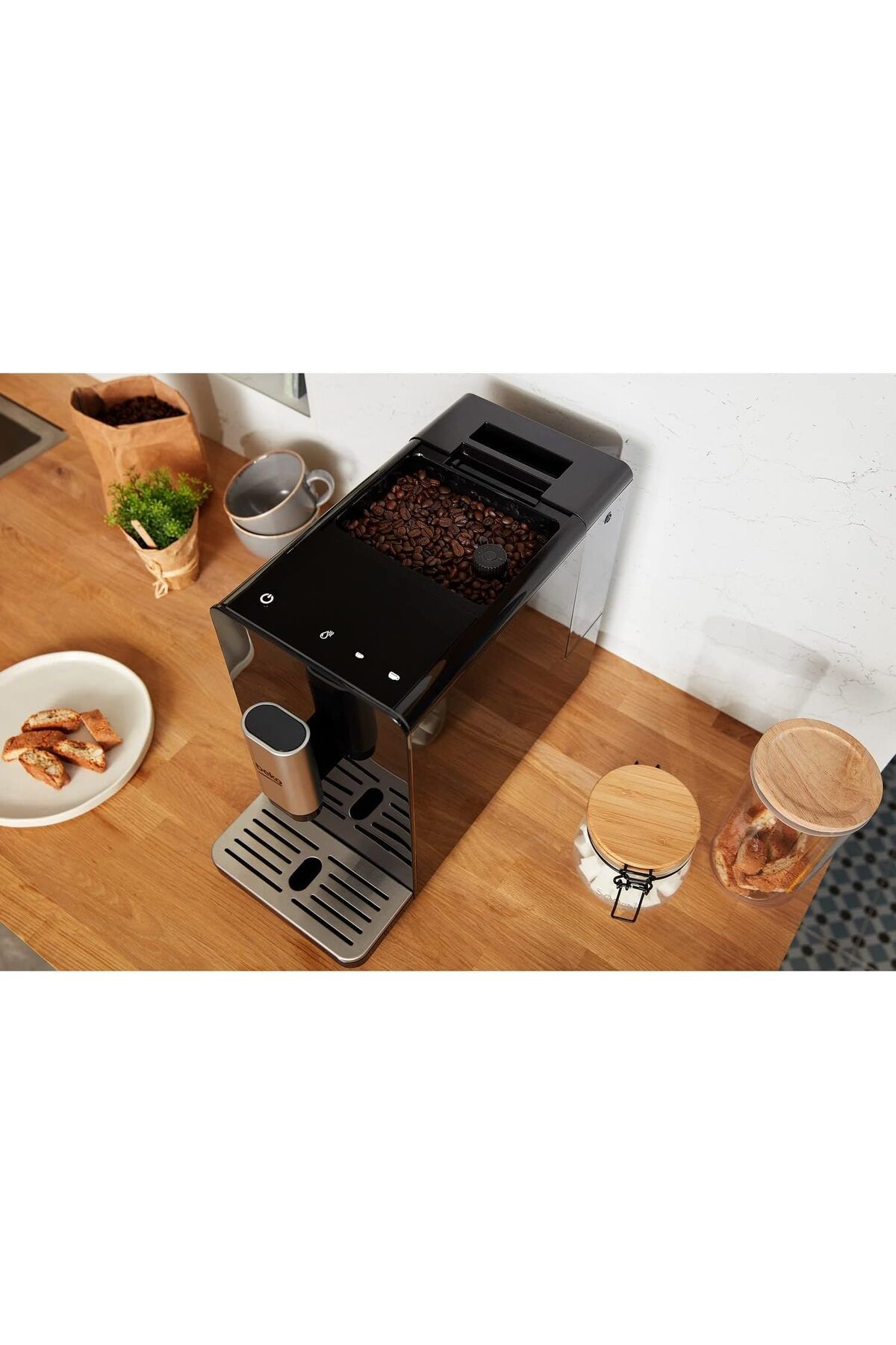 Beko-Espresso Coffee Machine - Bean to Cup Espresso, One touch LCD, 19 bar 6