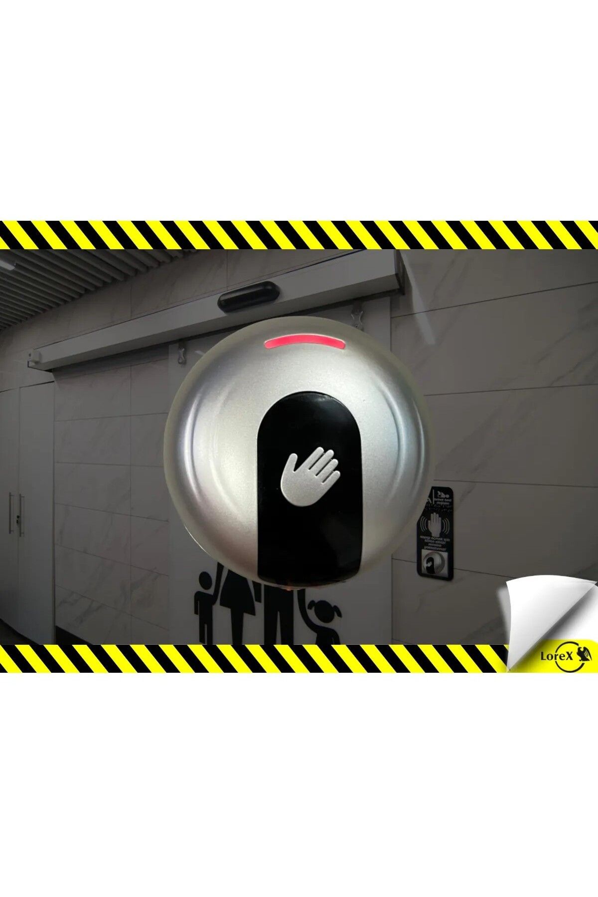 LOREX-LR-NTB-9 مستشعر يدوي بزر فتح الباب بدون تلامس 2