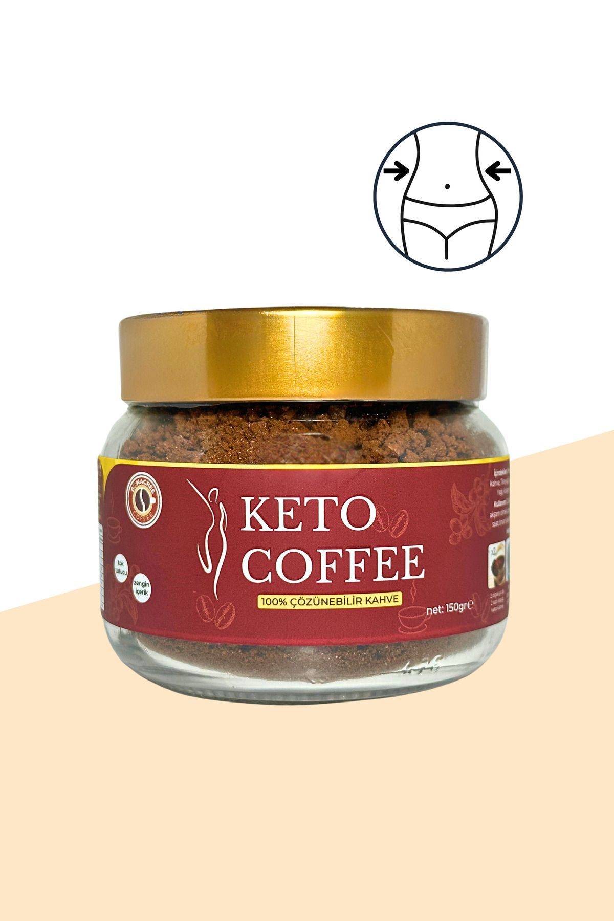 Keto Coffee - Keto Kahve 150gr (YENİ PAKET)