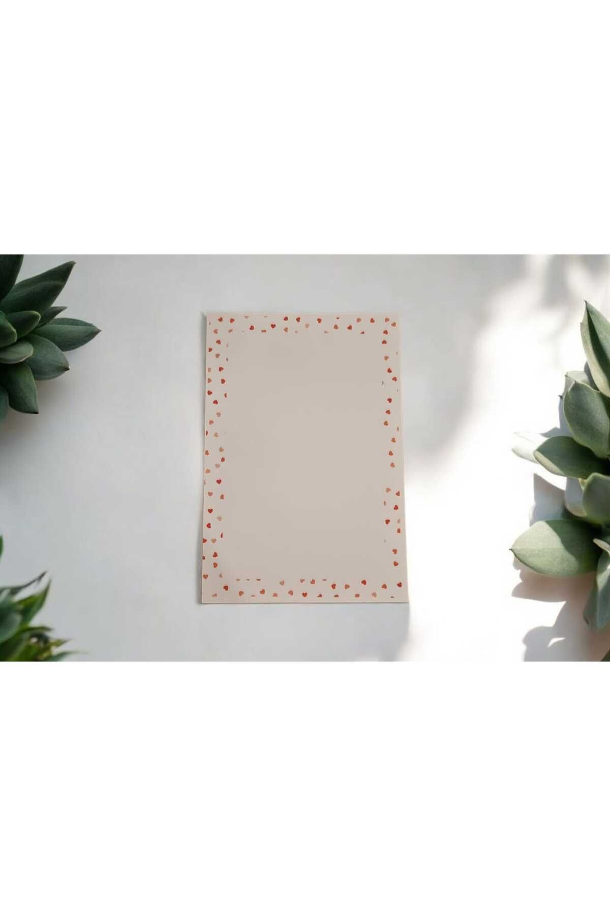 Ez&Tu Stıcker-A5 Czech Pluck Memo Pad – 47 Sheets, Heart Pattern, Note and Planning Paper 1