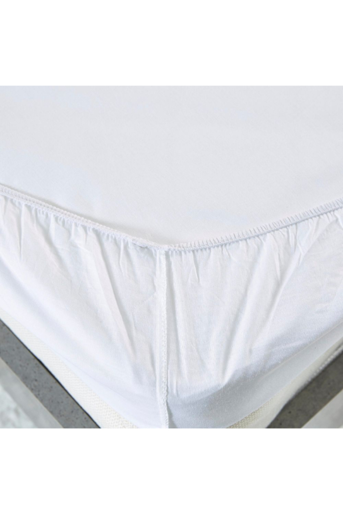 Home Box-ملاءة سرير مزدوجة من Ballina مصنوعة من القطن الصلب - 120x200+33 سم 5