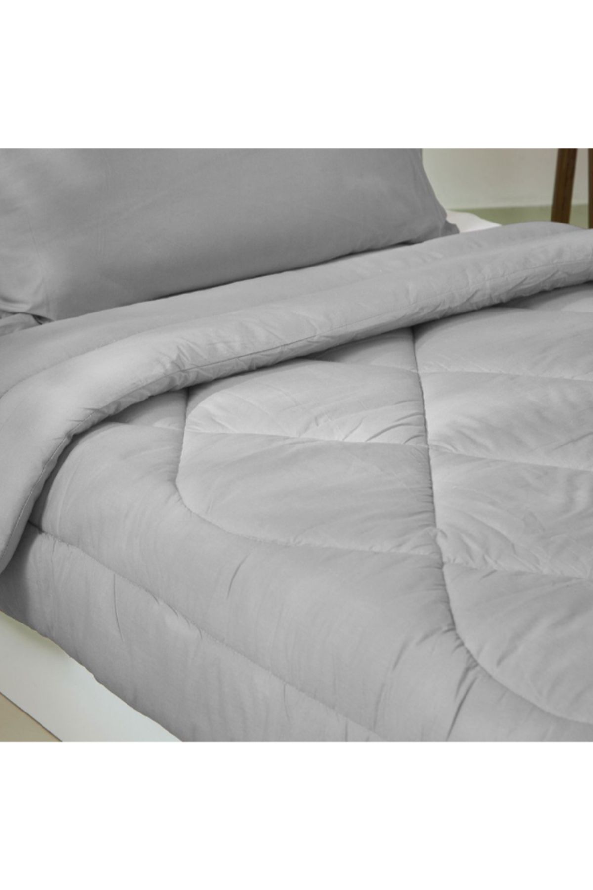 Home Box-Ballina 2-Piece Solid Cotton Twin Comforter Set 160x220 cm 4