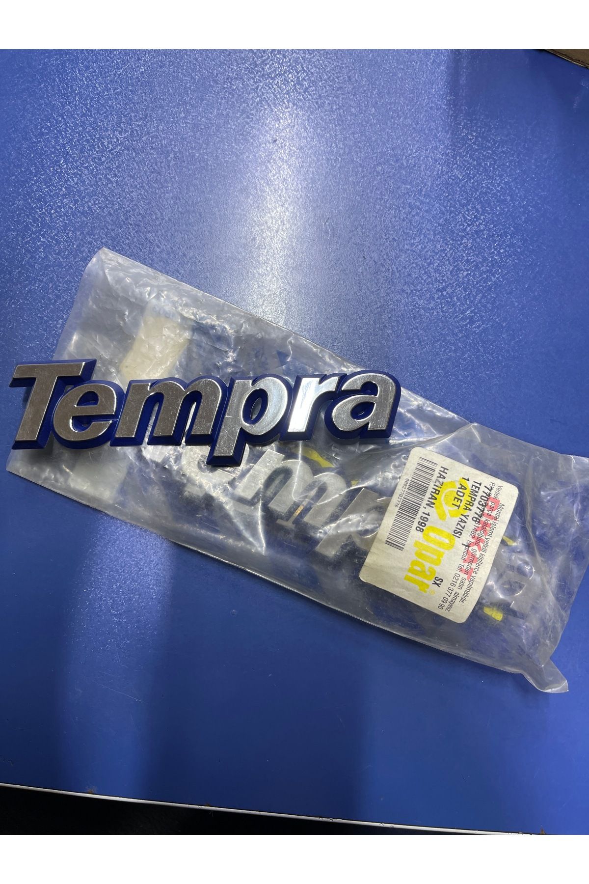 OPAR 7703776 tempra yazısı