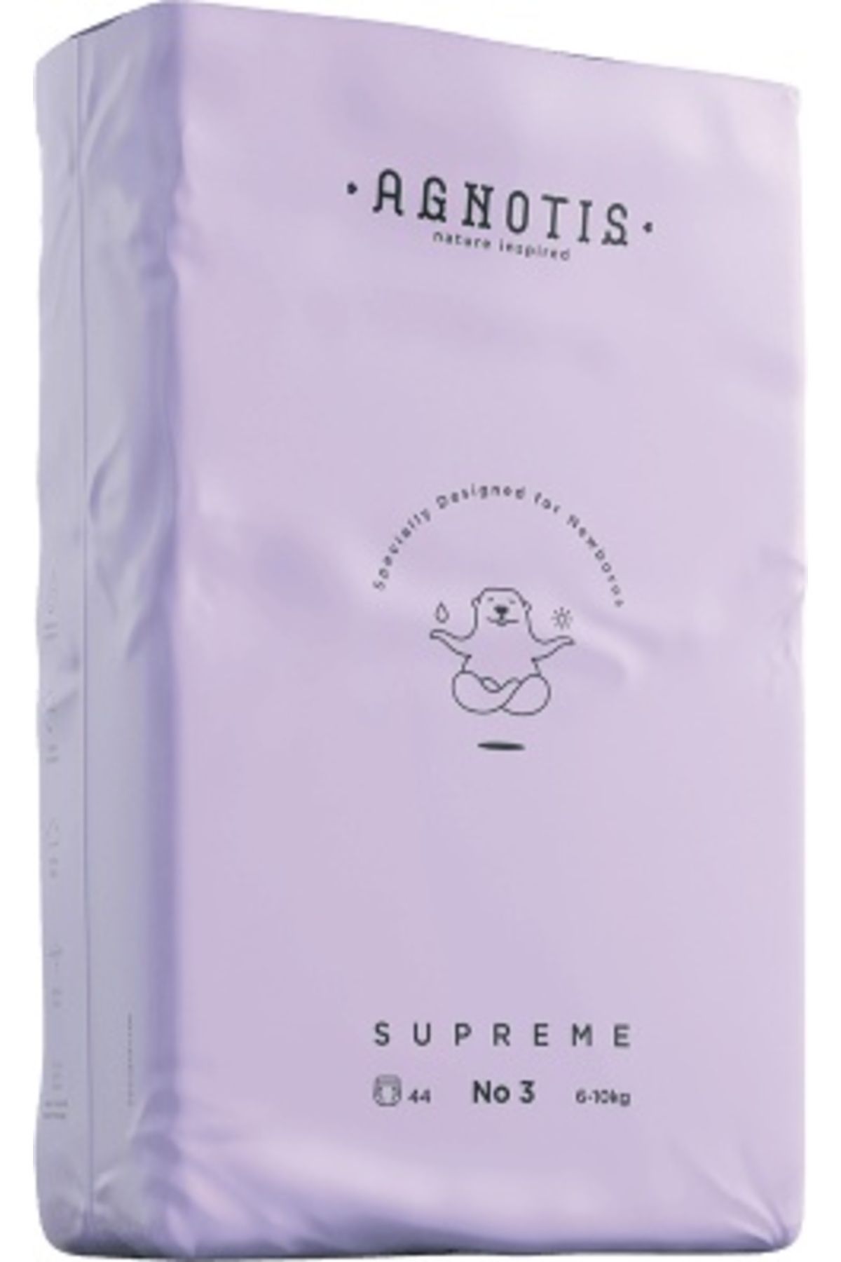 OEM Scutece Hipoalergenice Supreme Agnotis, Marimea Nr. 3, 6-10 Kg, 44 Bucati - One Size