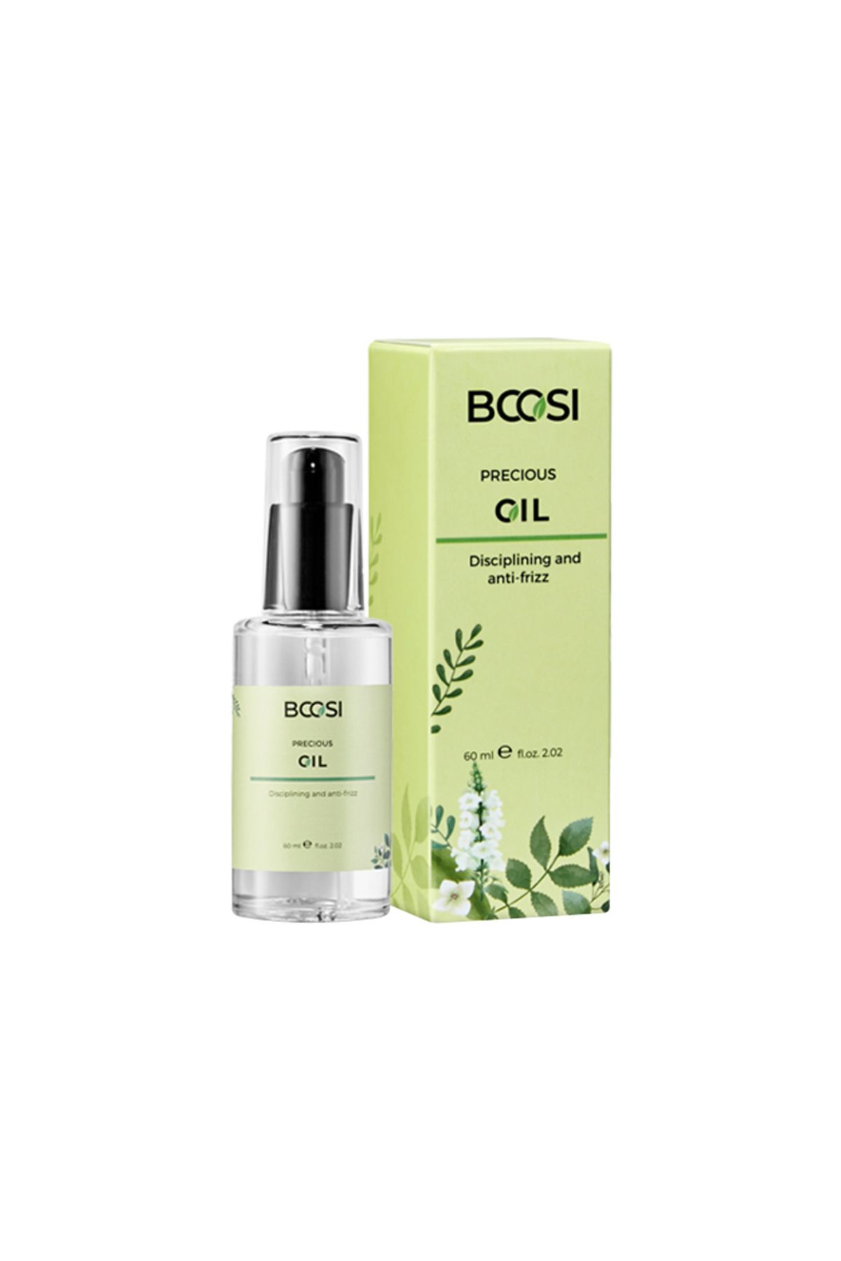 روغن گرانبها روغن مراقبت از موی خالص ارگانیک ضد وز 60 میلی لیتر BCOSI