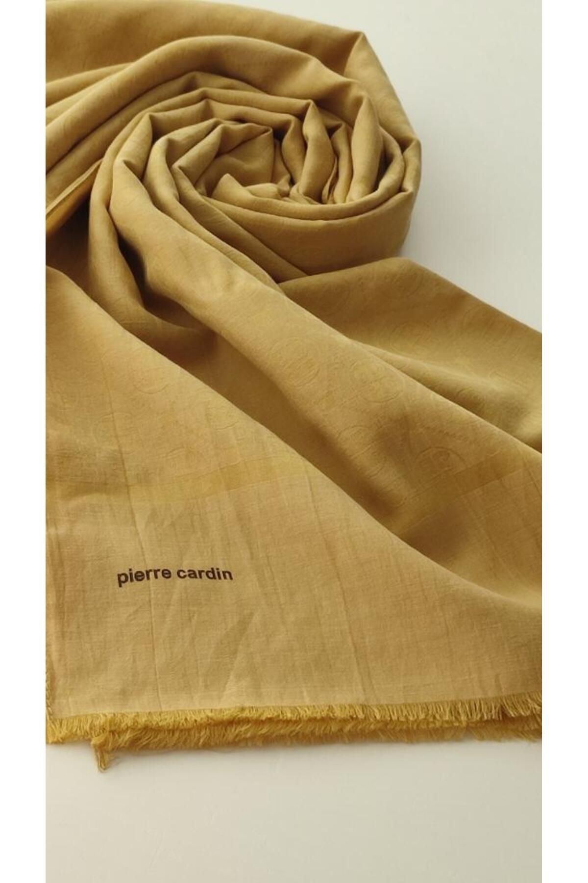 شال خاکستری زنانه اورجینال Pierre Cardin
