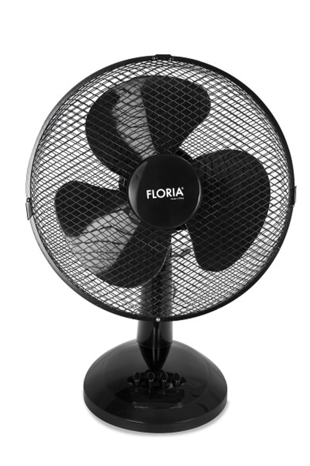 Floria Ventilator De Birou Zln-3383, Diametru 34 Cm, 35 W, 3 Trepte De Viteza, Functie Oscilare - One Size