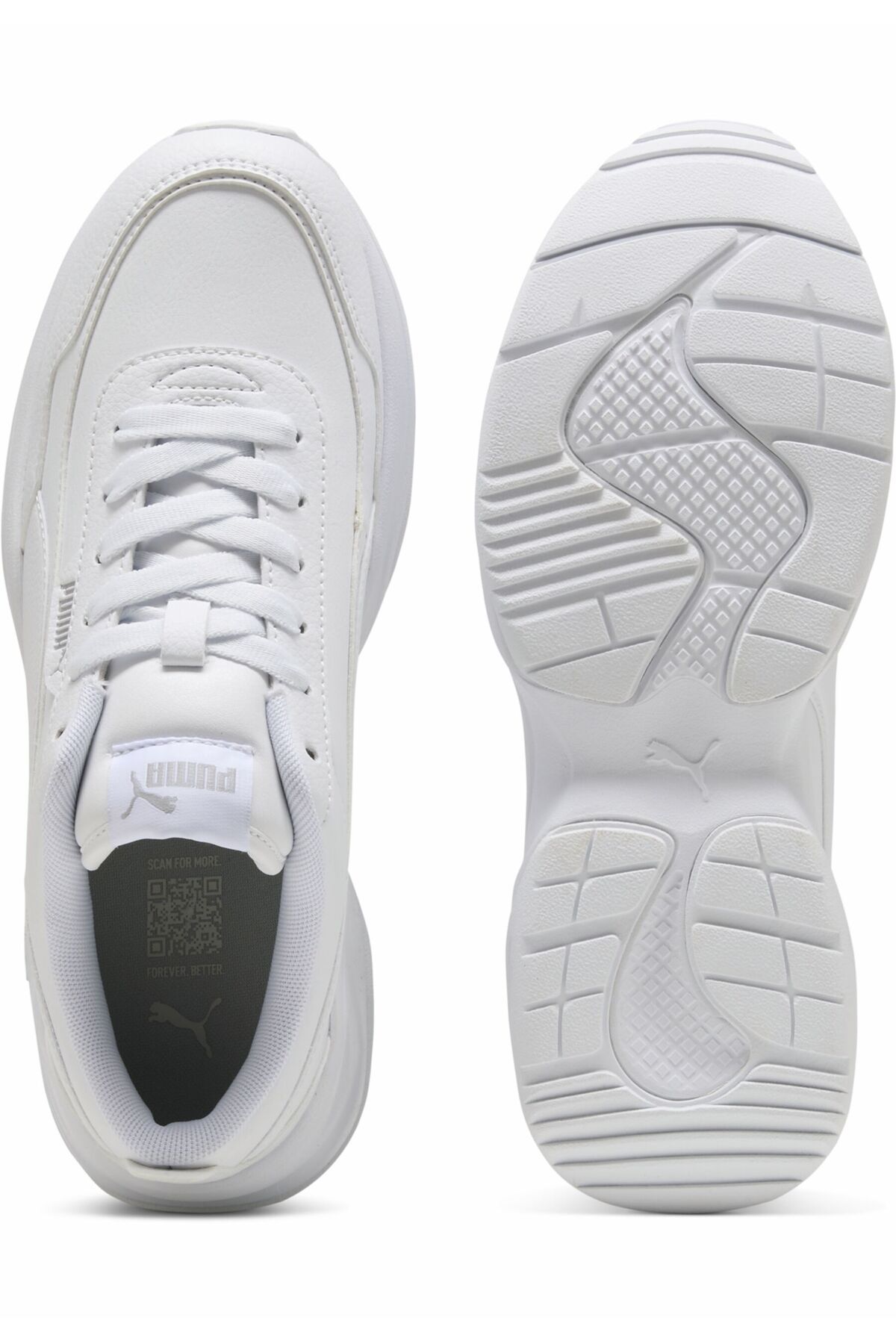 Puma-Cilia Mode Damen Weiß Freizeitschuhe 37112502 5