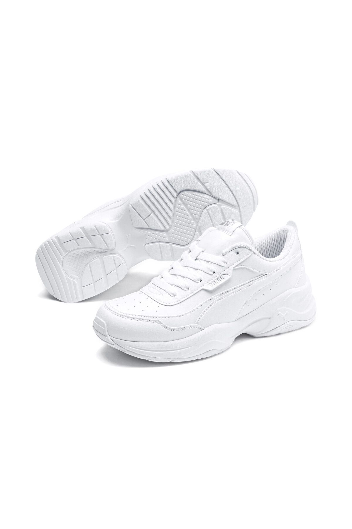 Puma-Cilia Mode Damen Weiß Freizeitschuhe 37112502 2