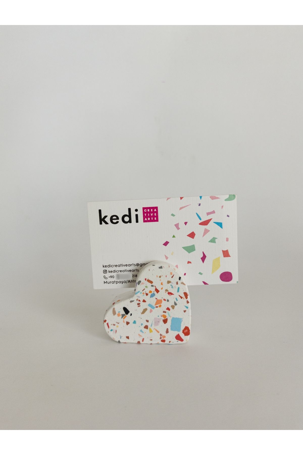 ABAD.HANDMADE TERRAZZO KALP KARTVİZİTLİK