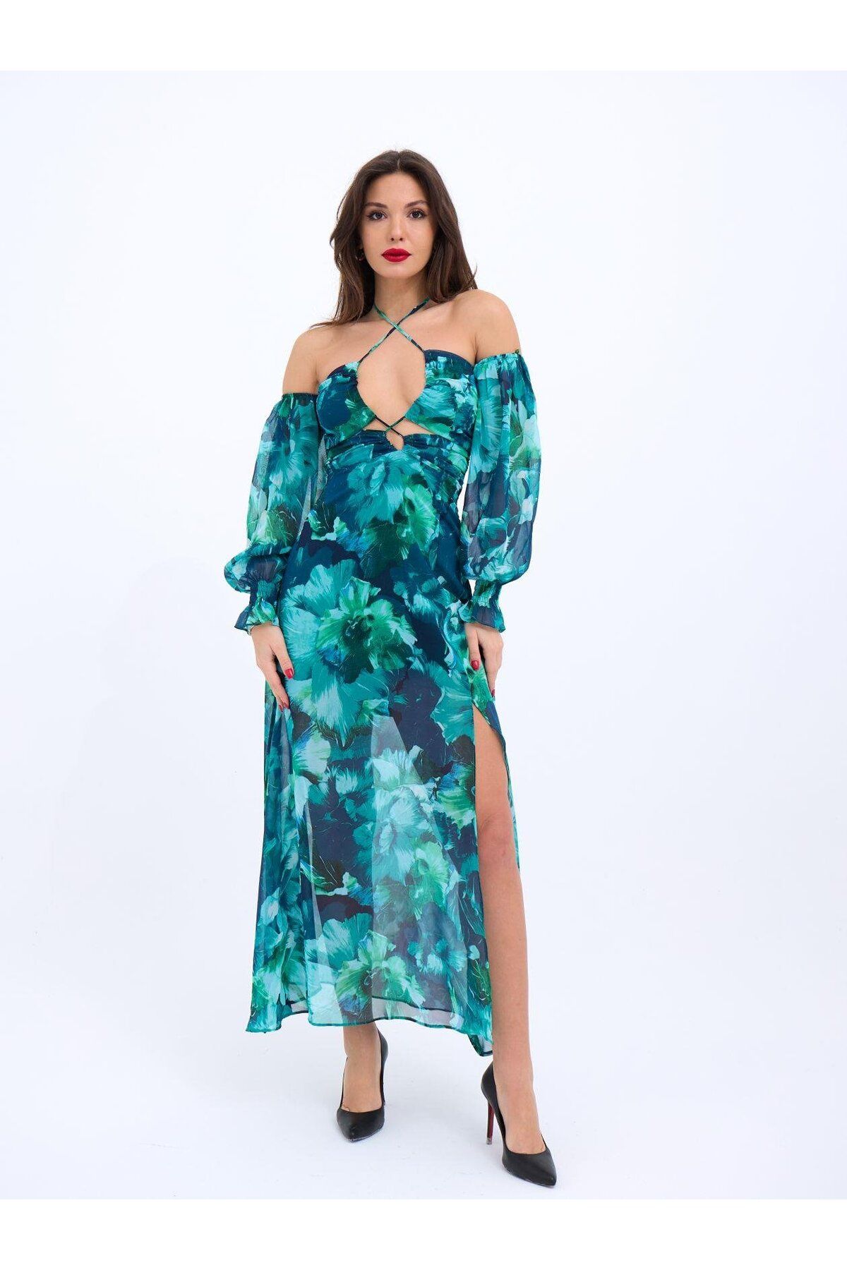 MRA Fashion 6395 ELBİSE-BOSTON