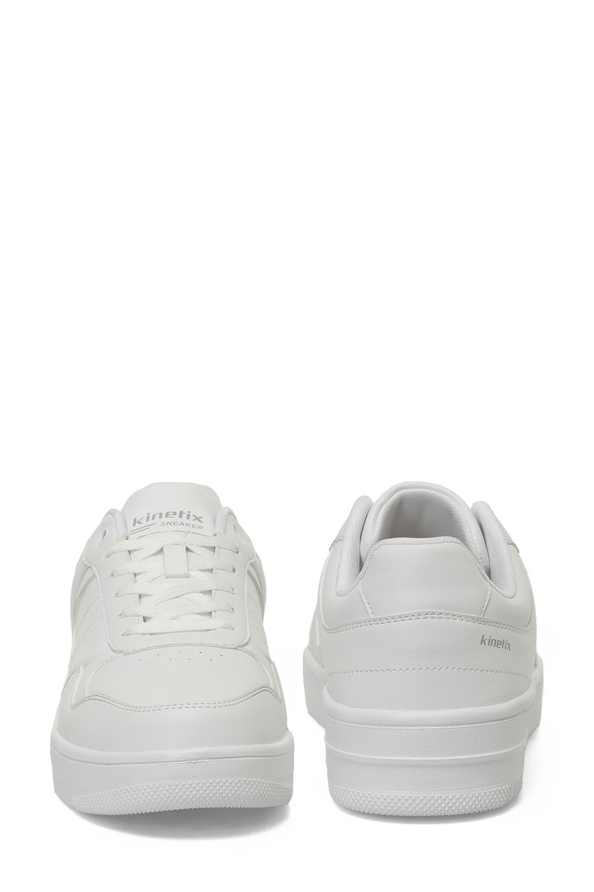 Kinetix-Men's Comfort Sole Microfiber White Sneaker Sports Shoes - Men Sport Shoes 5