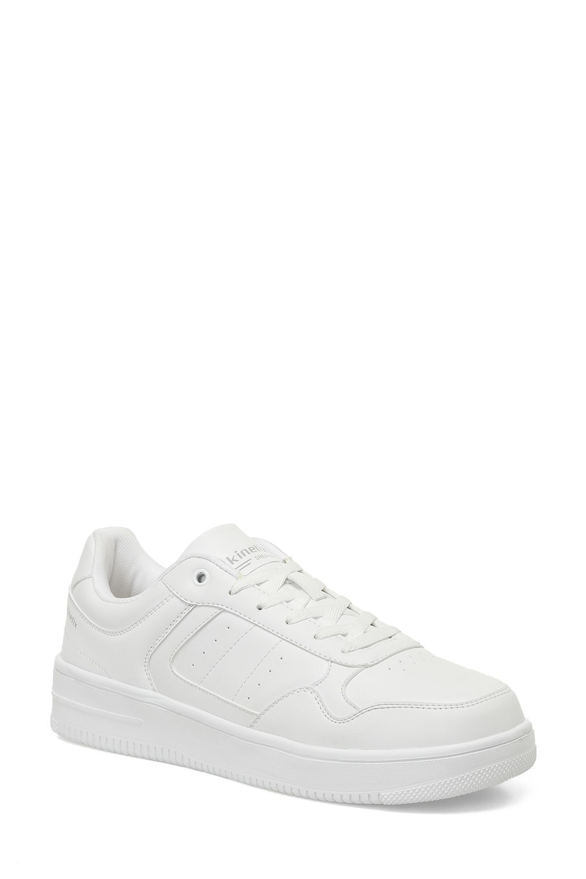 Kinetix-Men's Comfort Sole Microfiber White Sneaker Sports Shoes - Men Sport Shoes 1