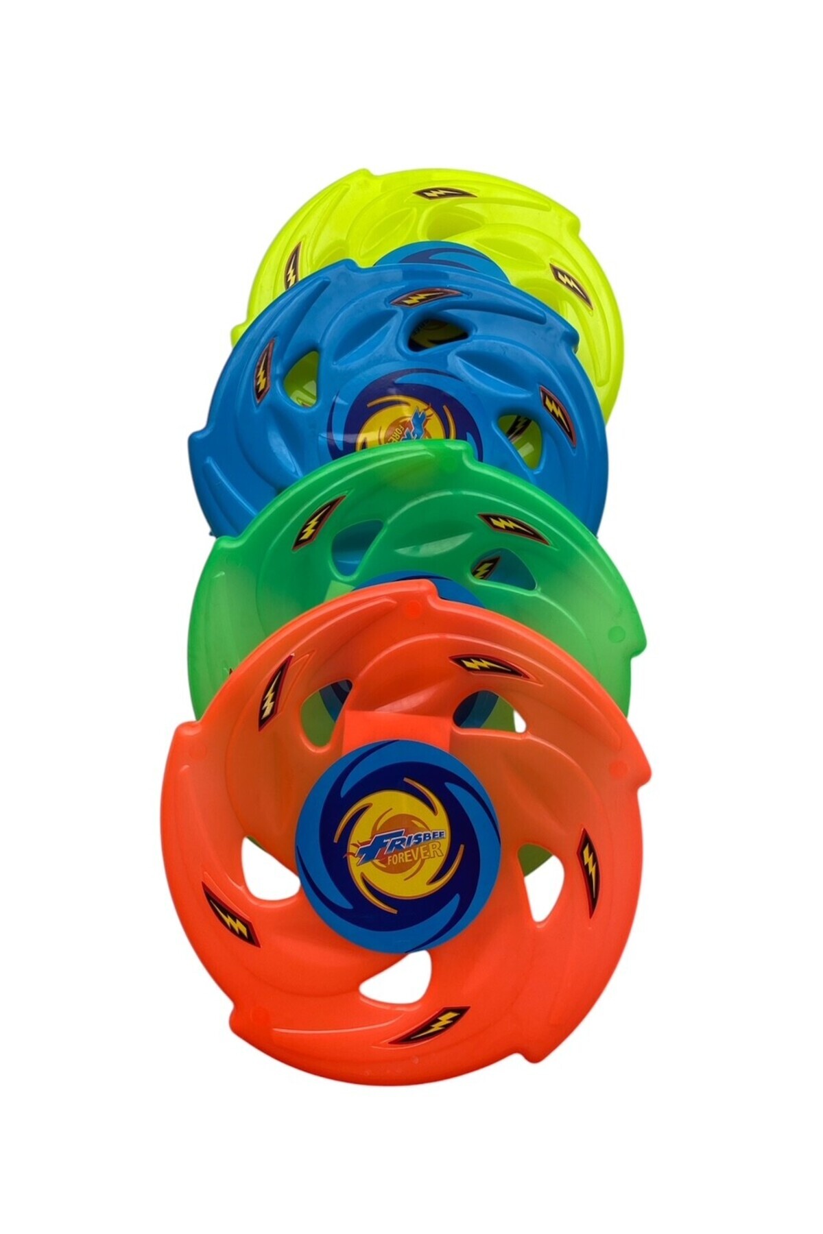 MUBX-Frisbee Throwing Disc Set of 4 24 cm Garden Beach Sand Beach Toy 2