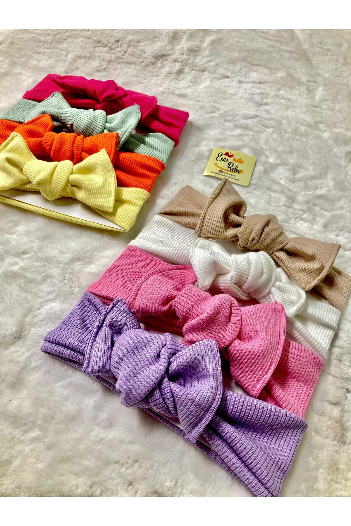 ESES BEBE Kız Bebek 8'li Ribana Bandana fotoğrafı 2 (önizleme)