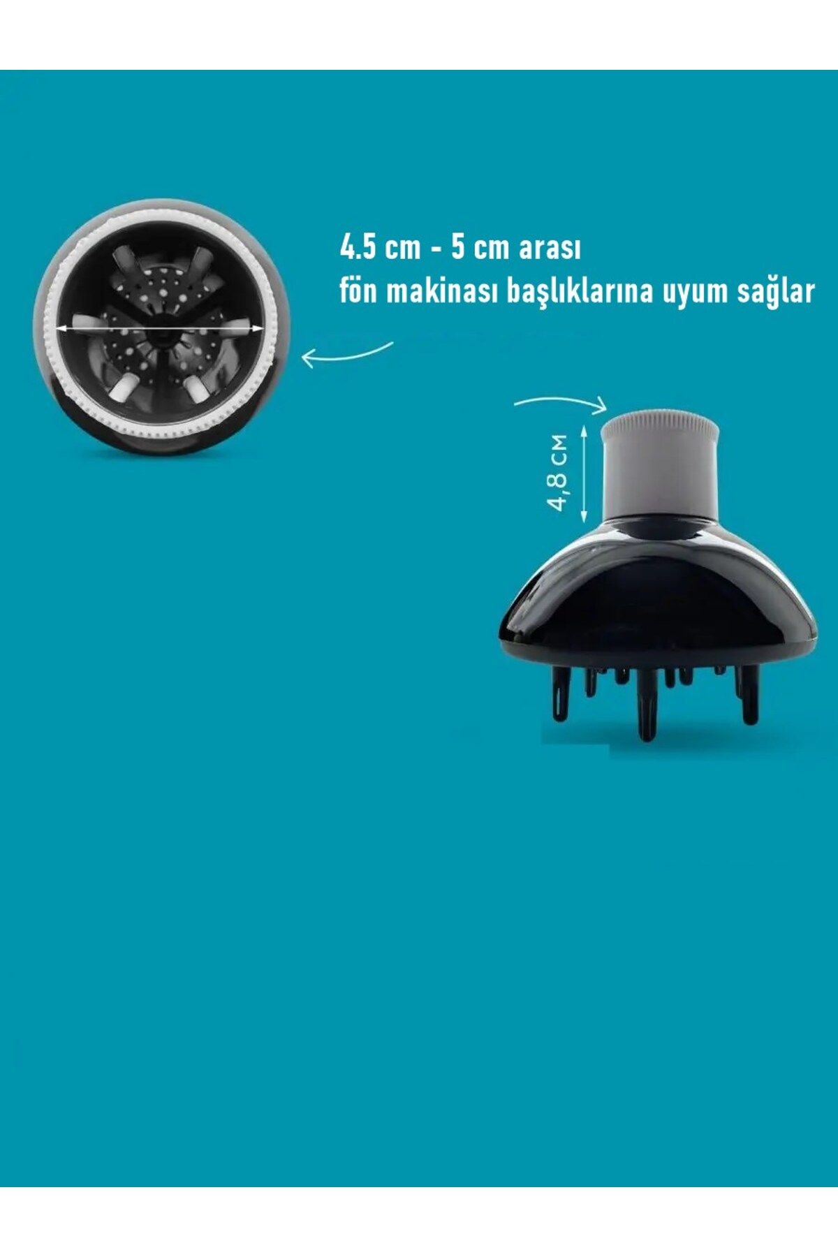 Transformacion-Diffuser Head for Heat Adjustable Blow Dryer Professional with Rotating 721554 2